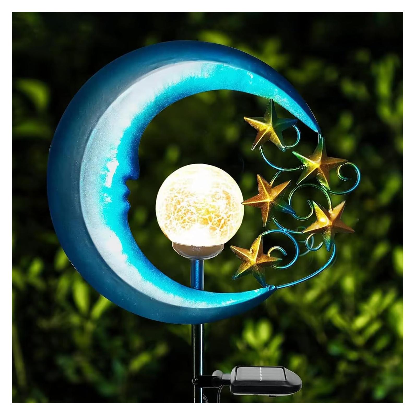 Luces Solares Decorativas EPROSMIN Estrellas y Luna 81.83 cm