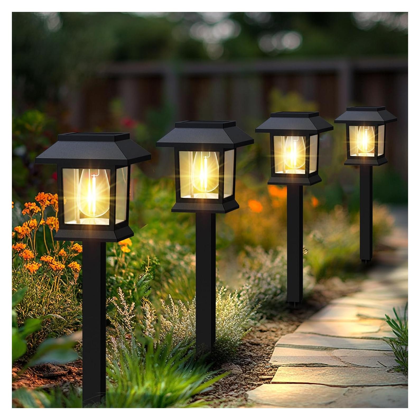 Luces de Camino Solares Benany, Paquete de 12 LED IP44