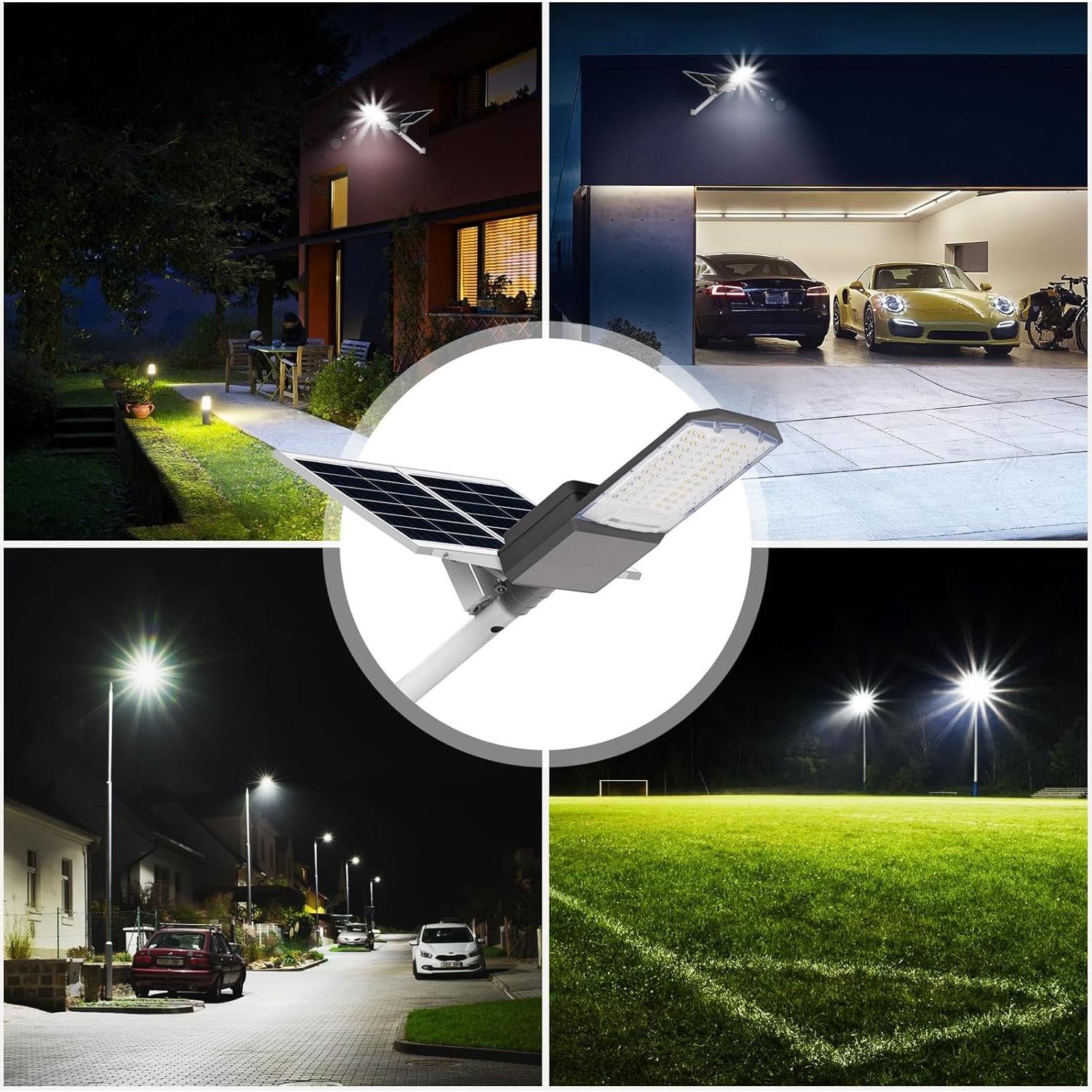 Luz Solar de Calle LANGY 5000W 2PACK IP67 500000LM