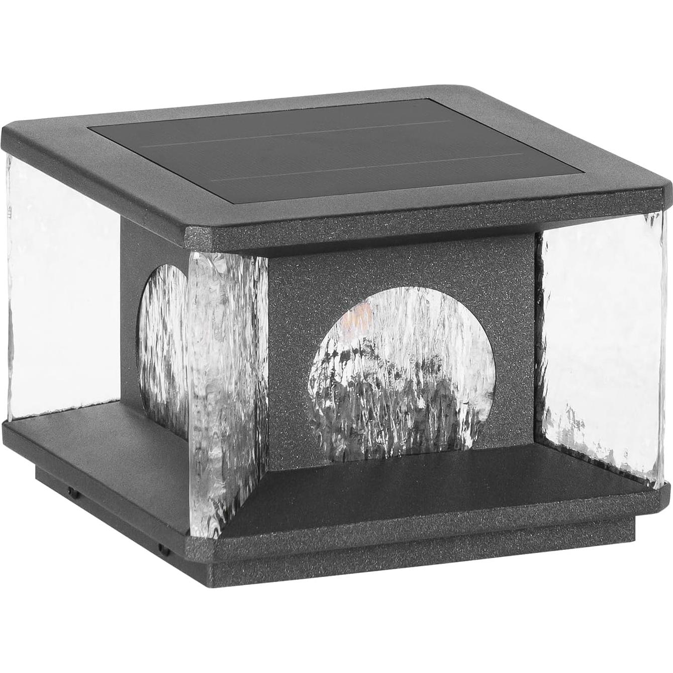 Lámpara de Poste Solar PAKEDANDUN 20cm LED 3000K IP65