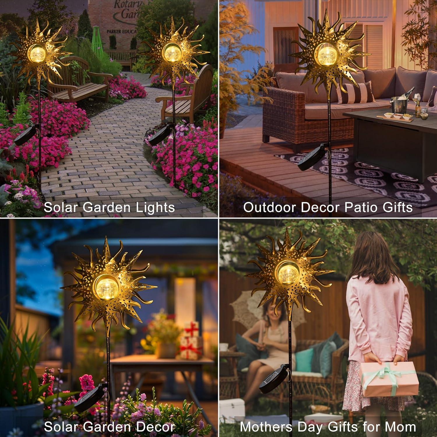 Luces de Jardín Solares Homeimpro LED Decorativas 96.5 cm