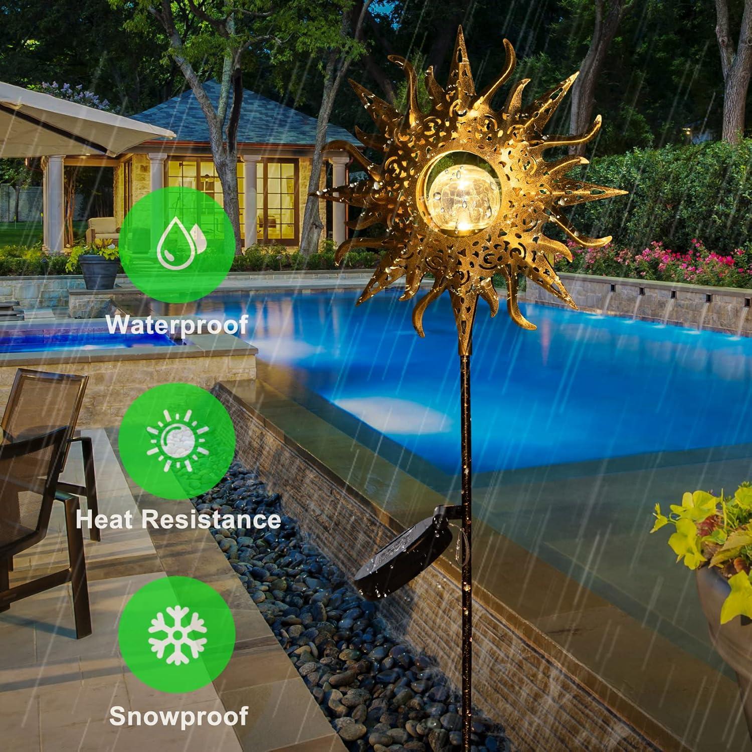 Luces de Jardín Solares Homeimpro LED Decorativas 96.5 cm