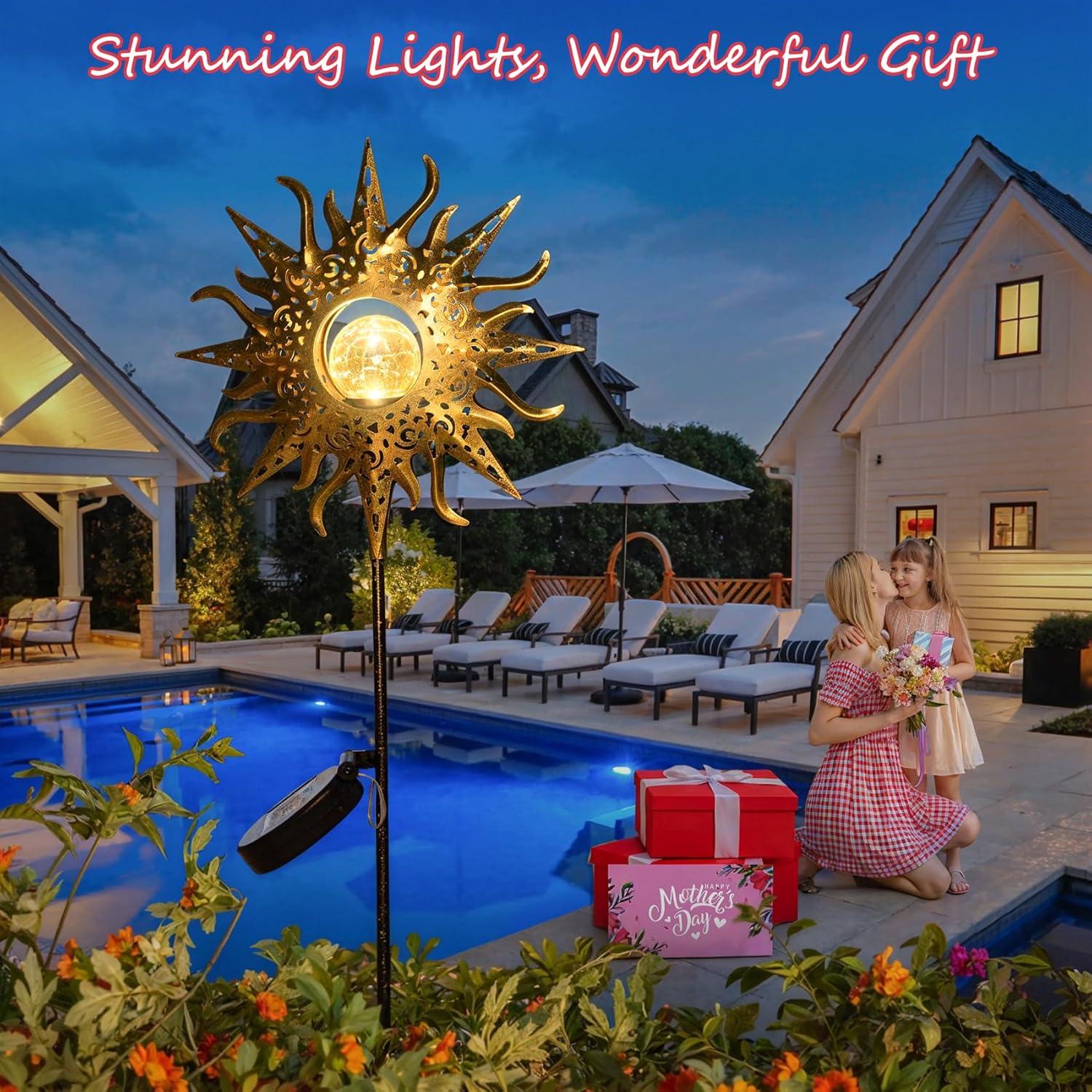 Luces de Jardín Solares Homeimpro LED Decorativas 96.5 cm