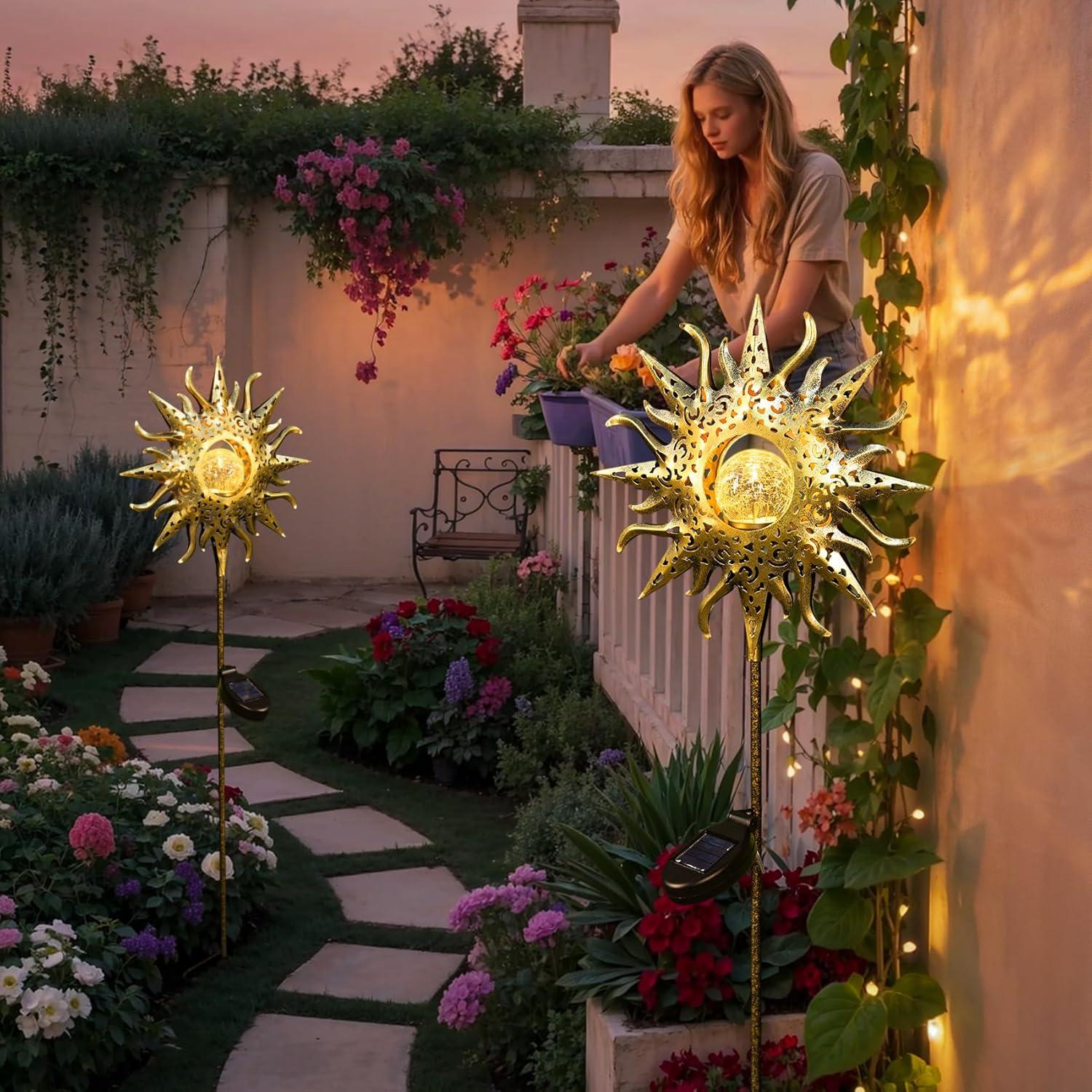 Luces Solares TAKEME para Jardín Exterior Decorativas 98.4cm