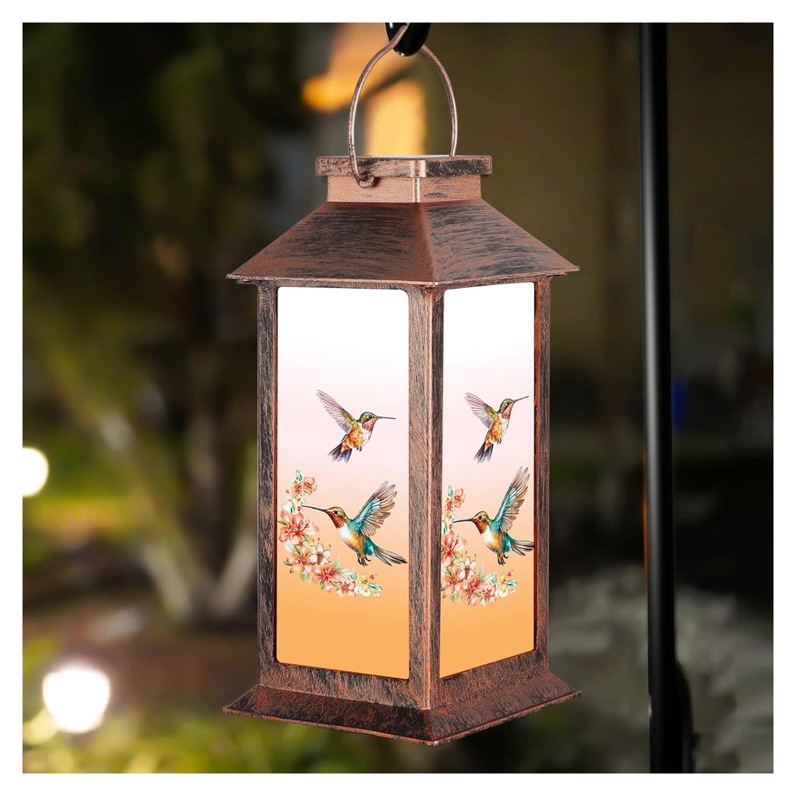 Linterna Solar Decorativa Doogarden Colibrí Jardín IP44