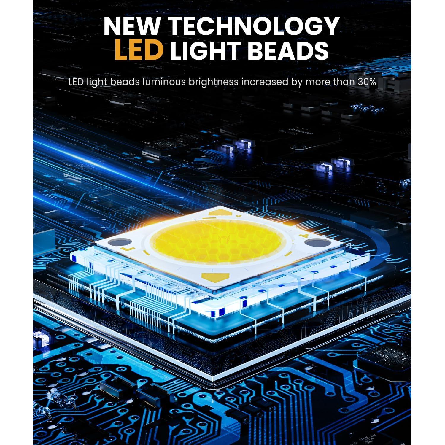 Luces Solares Spot BITPOTT 58 LED IP67 2 Paquete Exterior