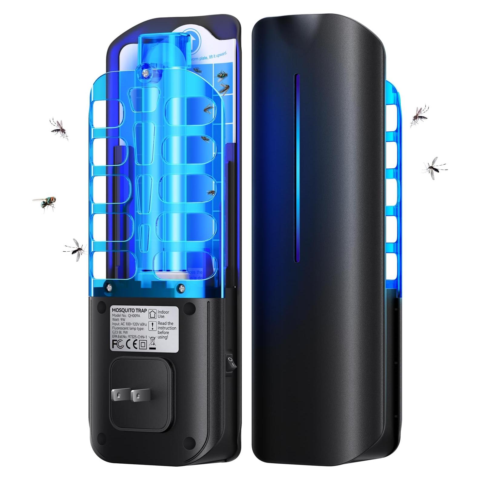 Trampa de Insectos Voladores BURLAN 9W con Luz UV y 10 Recargas