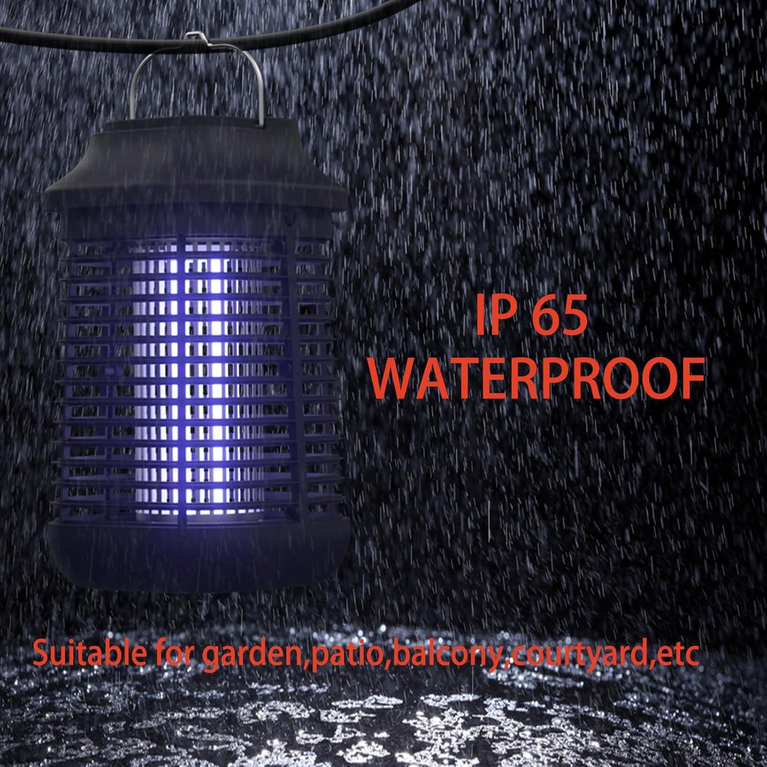 Trampa de Insectos ZFITEI 15W con Cable de 3m y Luz UV