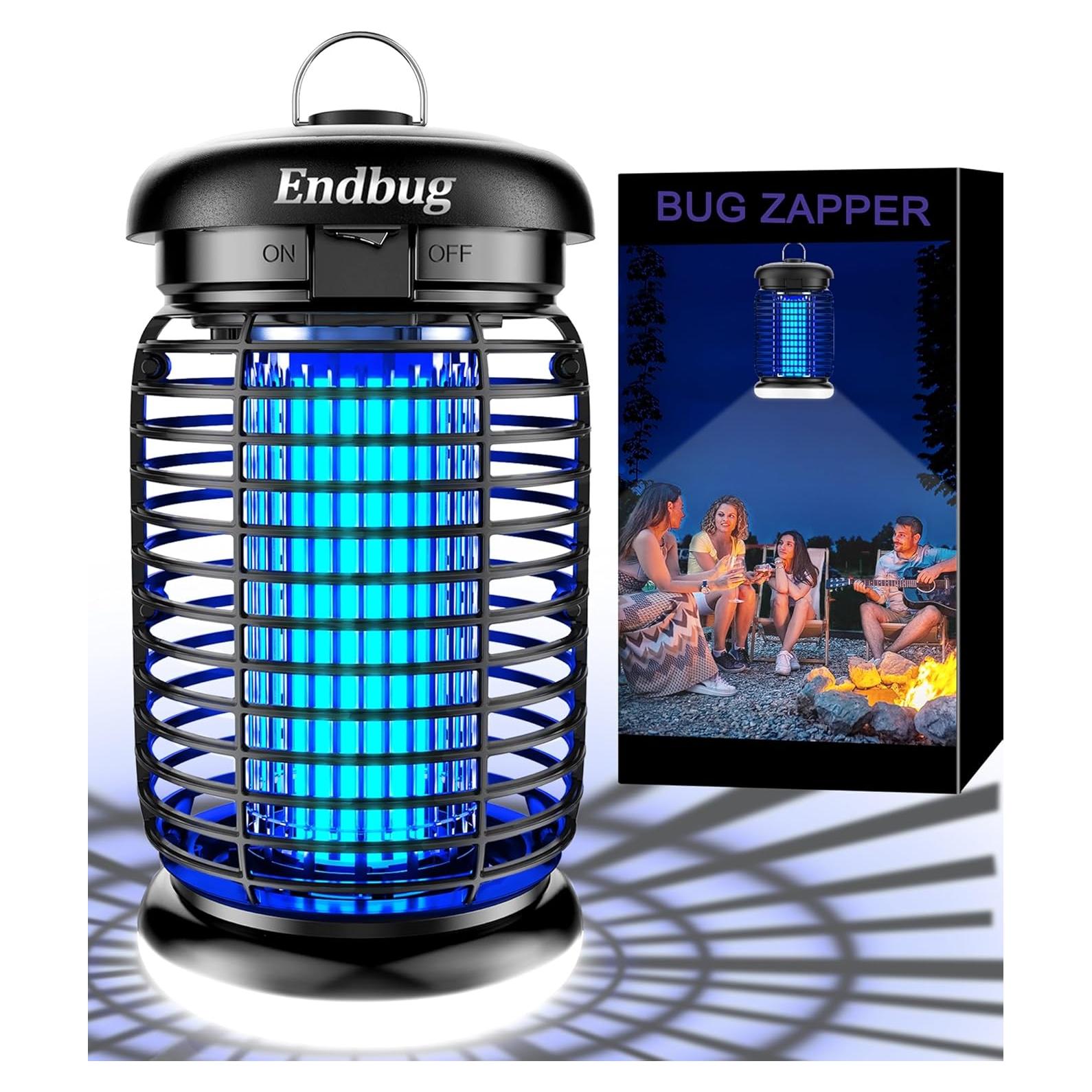 Zapper de Insectos Endbug 2 en 1 con Luz LED 15W IPX6