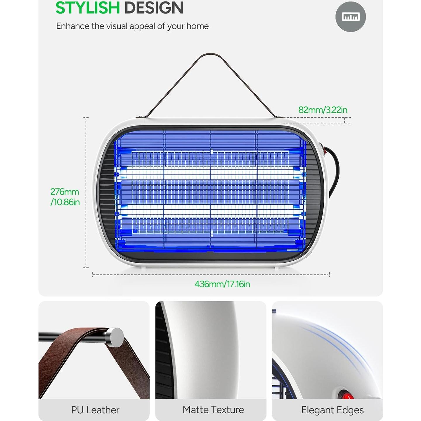 Zapper de Insectos Buzbug MA-015 20W para 465 m²