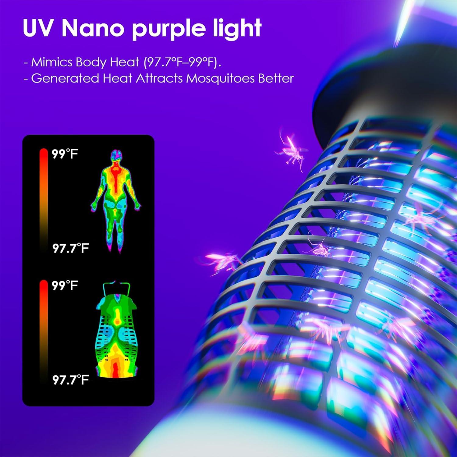 Trampa Eléctrica para Mosquitos SHENZHEN SOER 4800mAh IP67