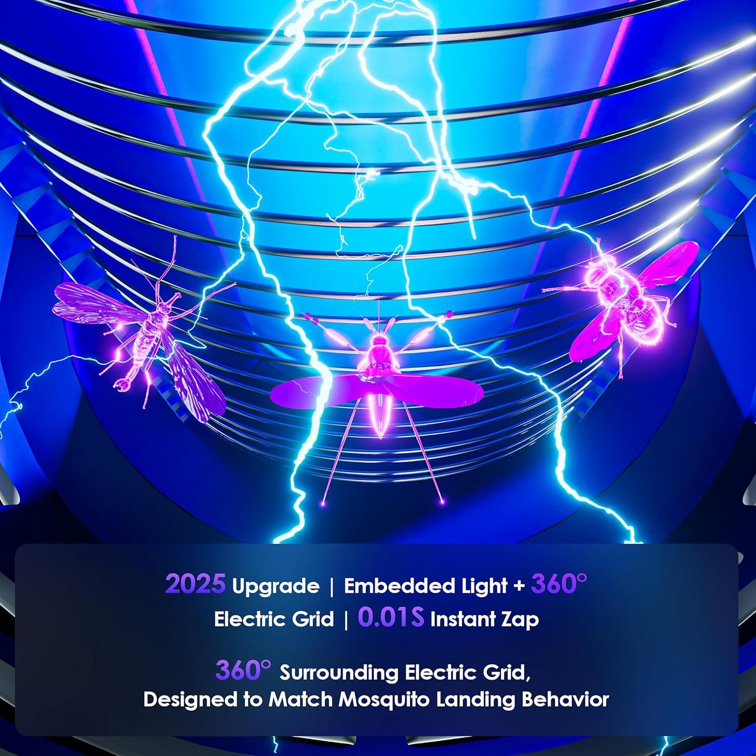 Trampa Eléctrica para Mosquitos SHENZHEN SOER 4800mAh IP67