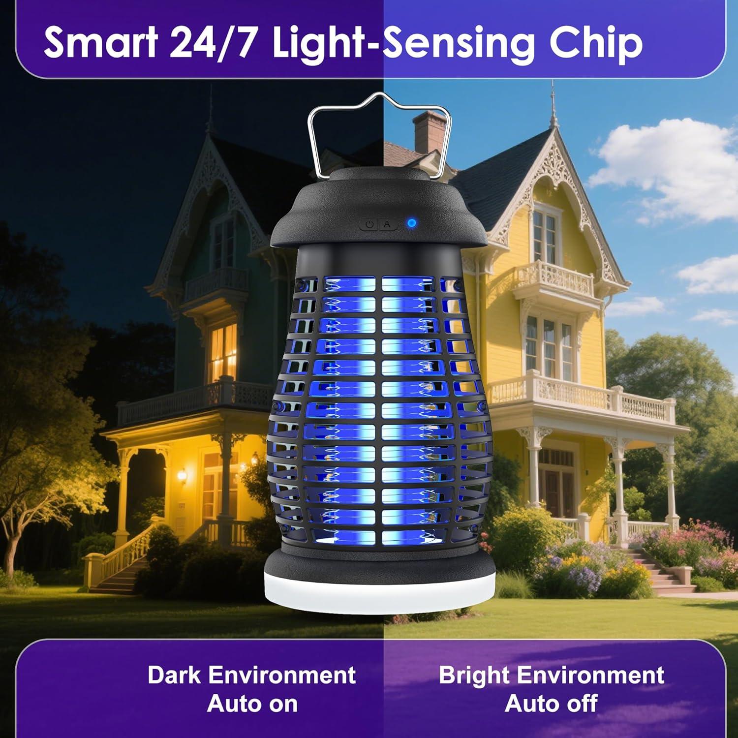 Trampa Eléctrica para Mosquitos SHENZHEN SOER 4800mAh IP67