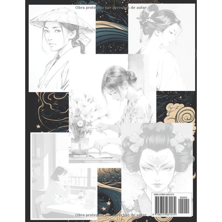 Hijas Del Sol Naciente Libro Para Colorear: Páginas Para Colorear Que Capturan La Vida De Una Mujer Japonesa Tanto En Tiempos Modernos Como Históricos ... Adulto Adolescente (japón) (Spanish Edition)