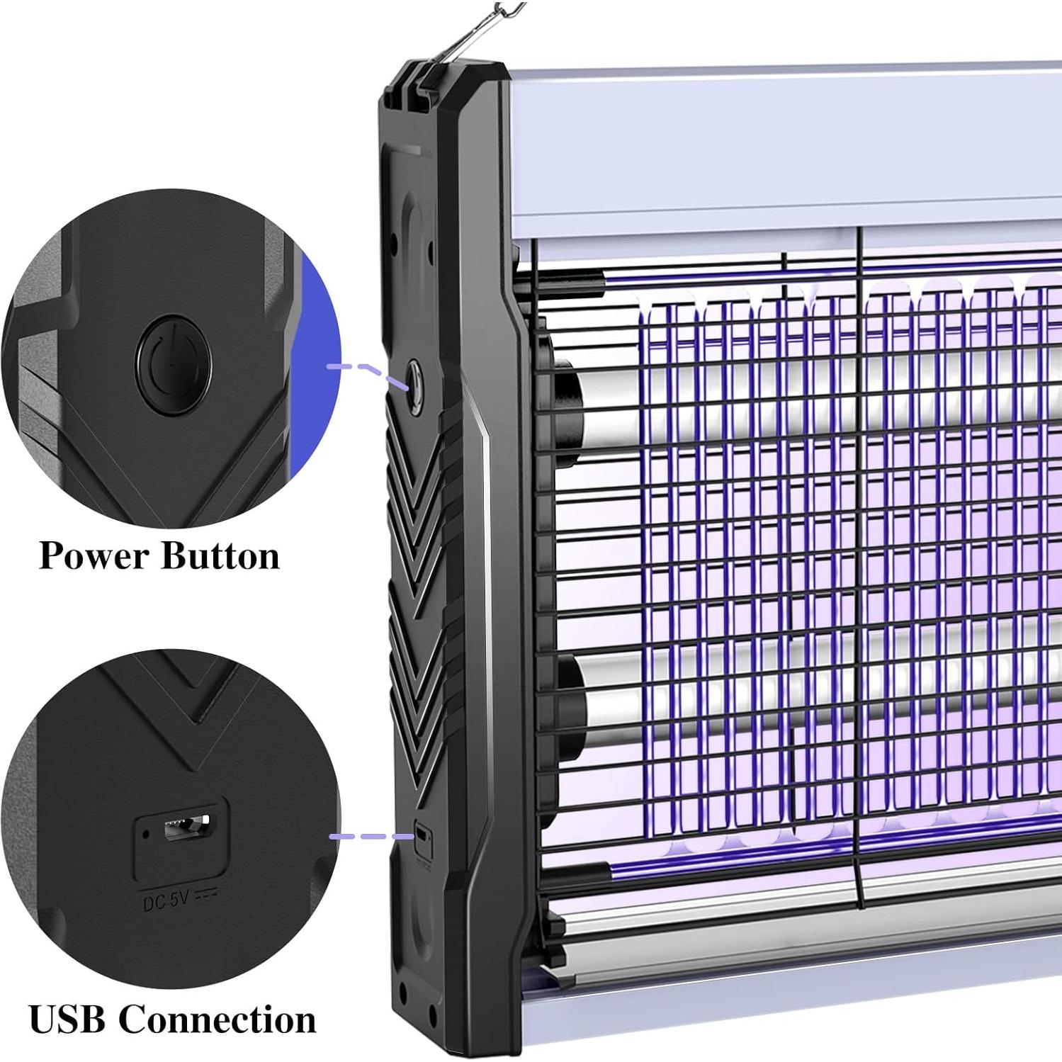 Zapper Eléctrico de Insectos PALONE 3200V USB 40 cm