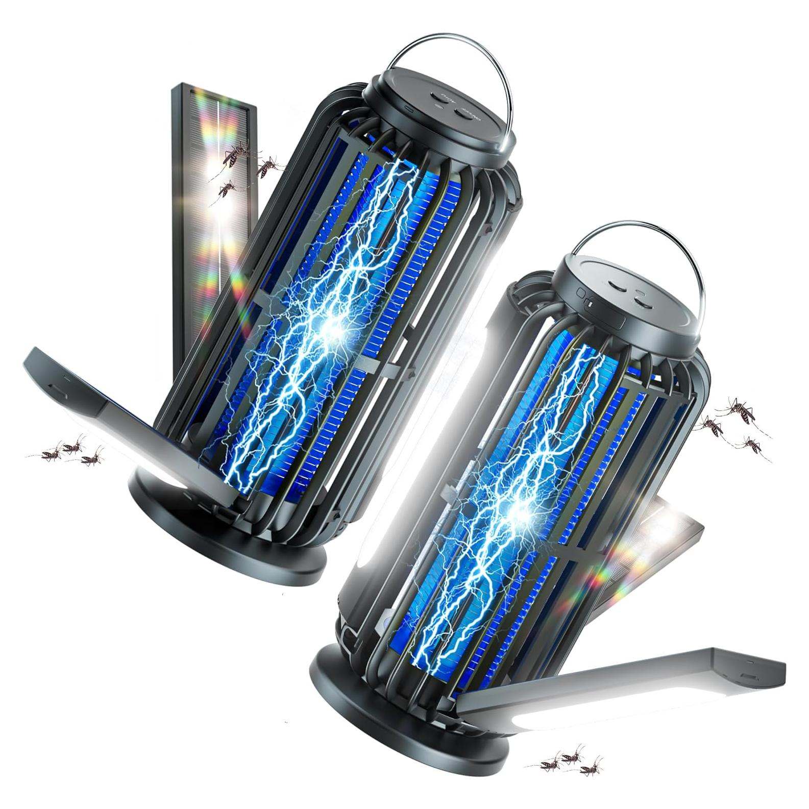 Zapper de Insectos Solar HUAJIAPENG XT-01 2 Paquete IP65