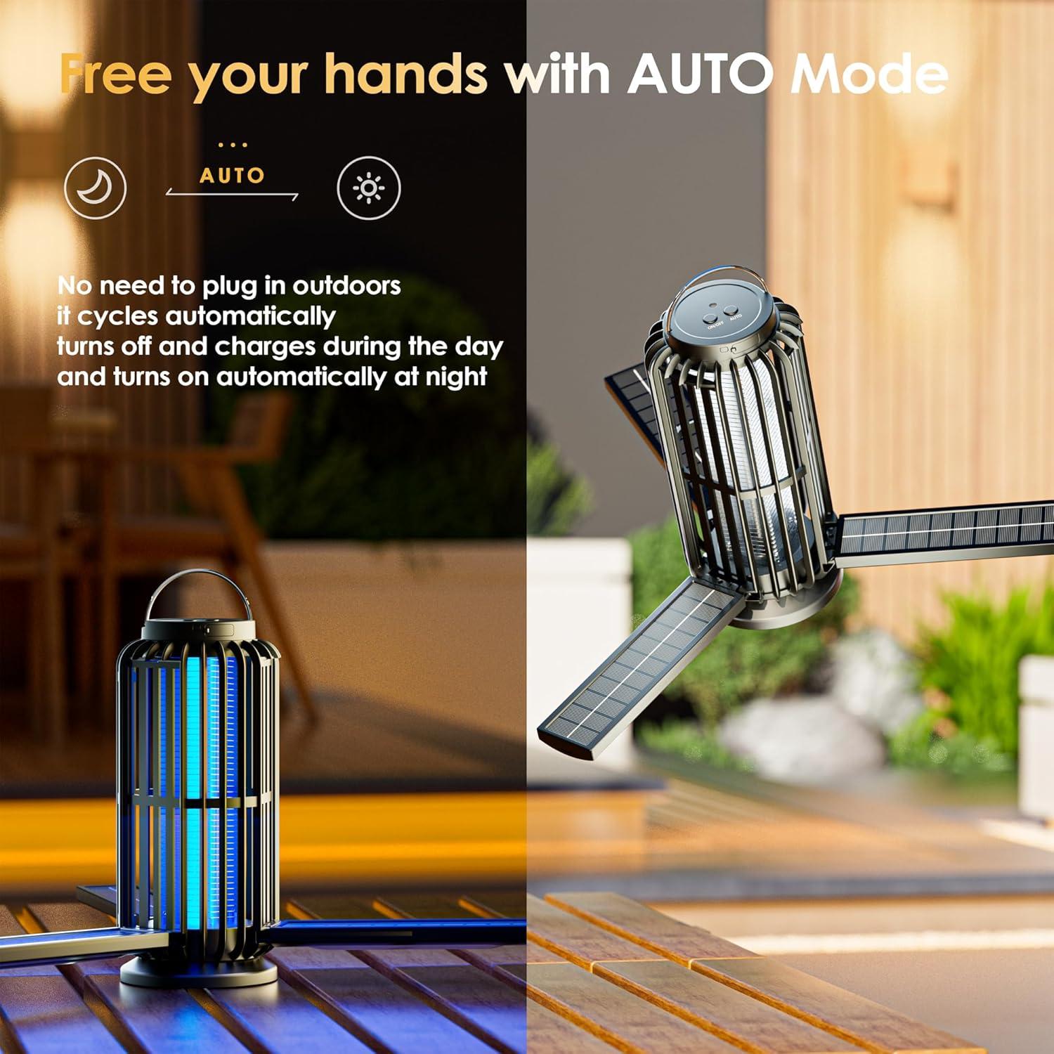 Zapper de Insectos Solar HUAJIAPENG XT-01 2 Paquete IP65