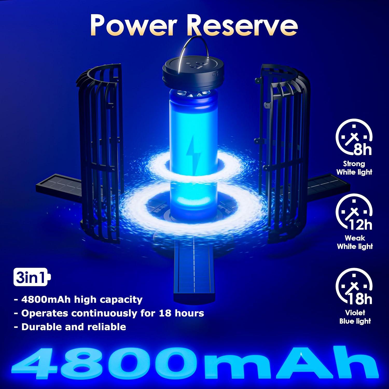 Zapper de Insectos Solar HUAJIAPENG XT-01 2 Paquete IP65