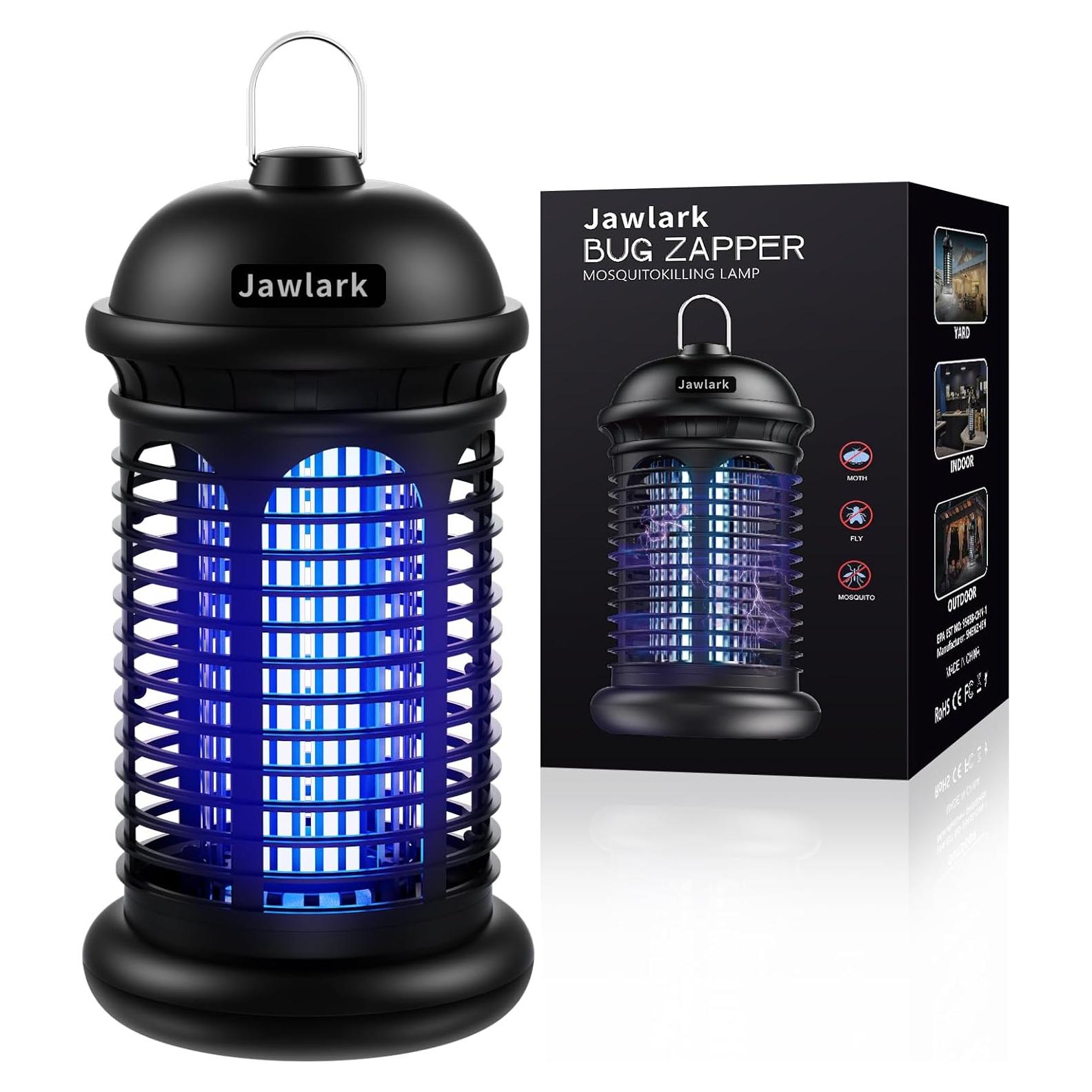 Zapper Eléctrico de Insectos Jawlark 4200V IPX6 para Jardín