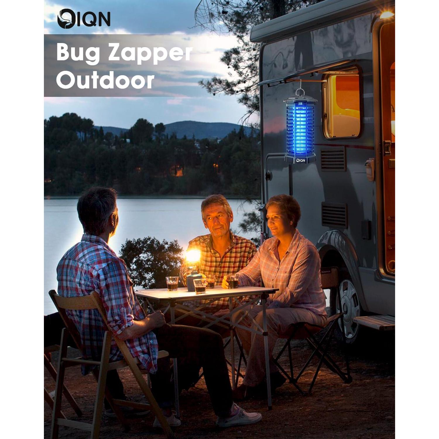 Zapper Eléctrico de Insectos IQN 15W con Luz UVA y 4200V