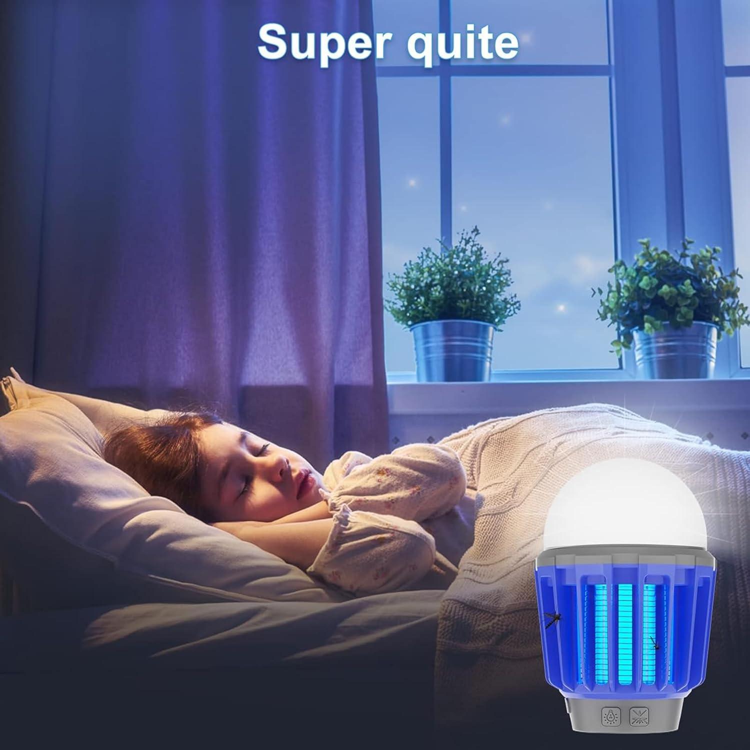 Trampa Eléctrica de Insectos Wisely 2PK USB-C Impermeable