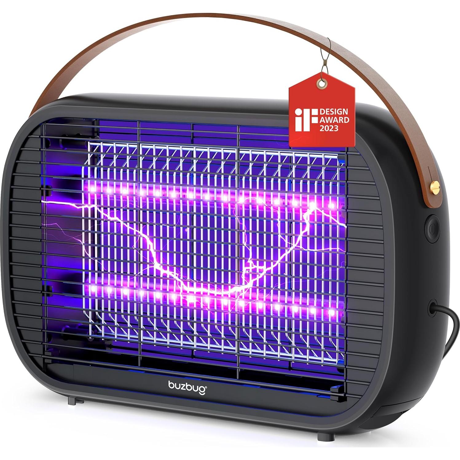 Zapper de Insectos Buzbug MA015B, Lámpara LED 10 Años, 1.06kg