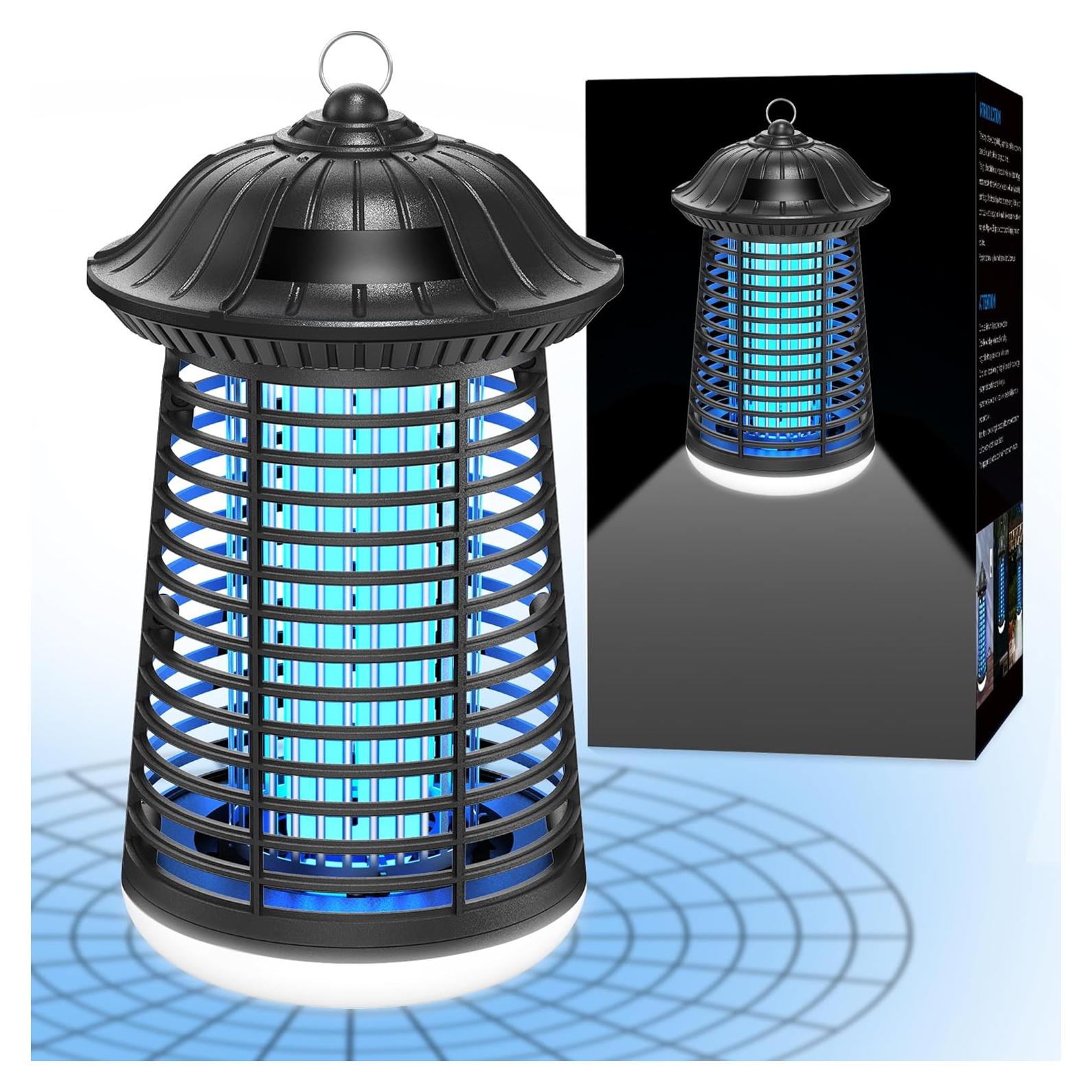 Zapper Eléctrico de Insectos Snanlen 4200V con Luz LED