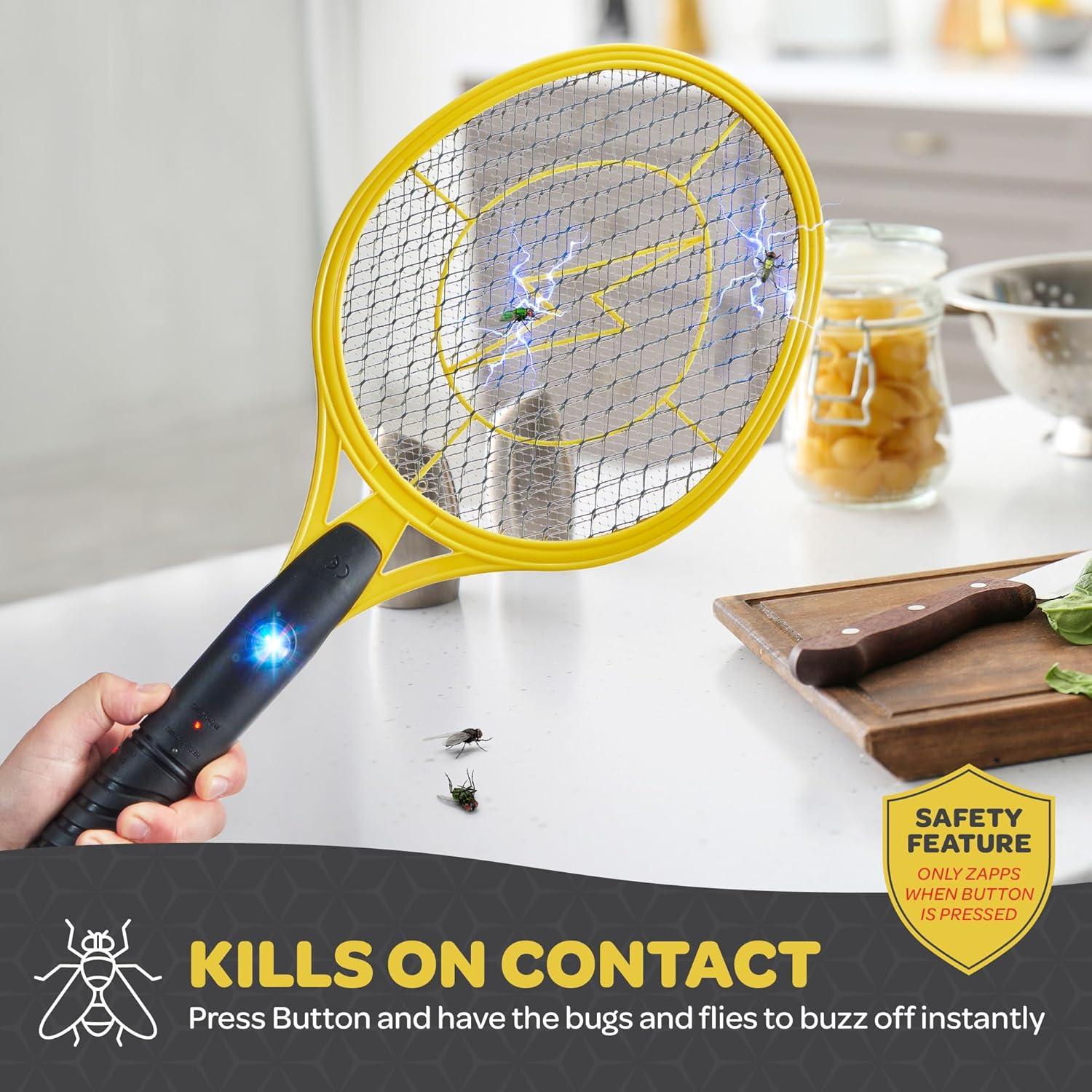 Raqueta Eléctrica Zapper de Insectos Sewanta - Juego de 2