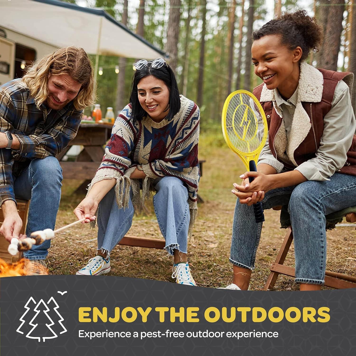 Raqueta Eléctrica Zapper de Insectos Sewanta - Juego de 2