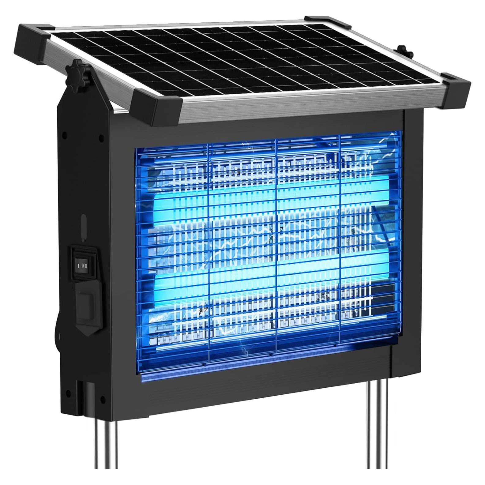 Zapper Solar de Insectos ZECHUAN 4500V Impermeable 1.81kg