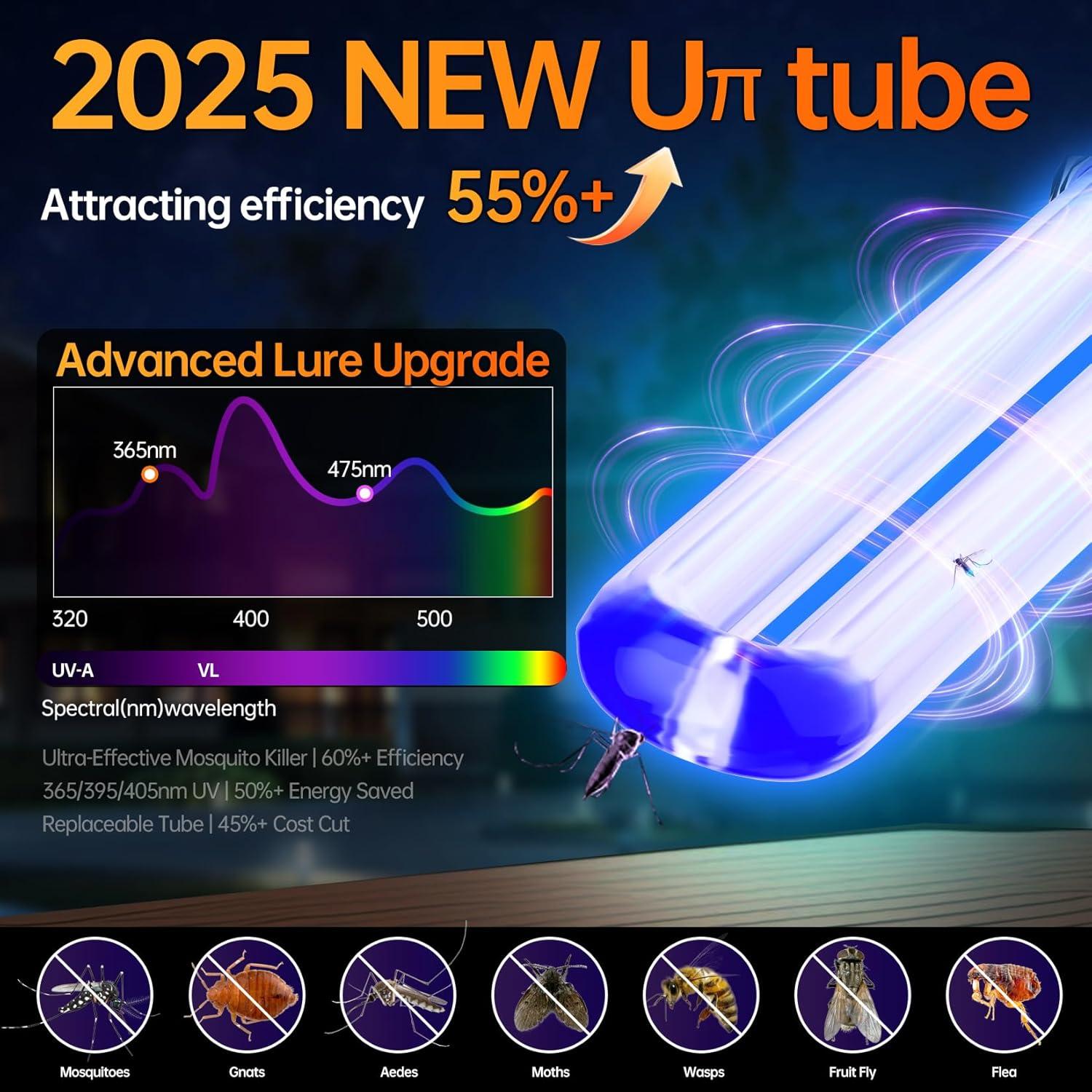 Trampa Eléctrica para Insectos Buzzkick ZD21-102 4200V