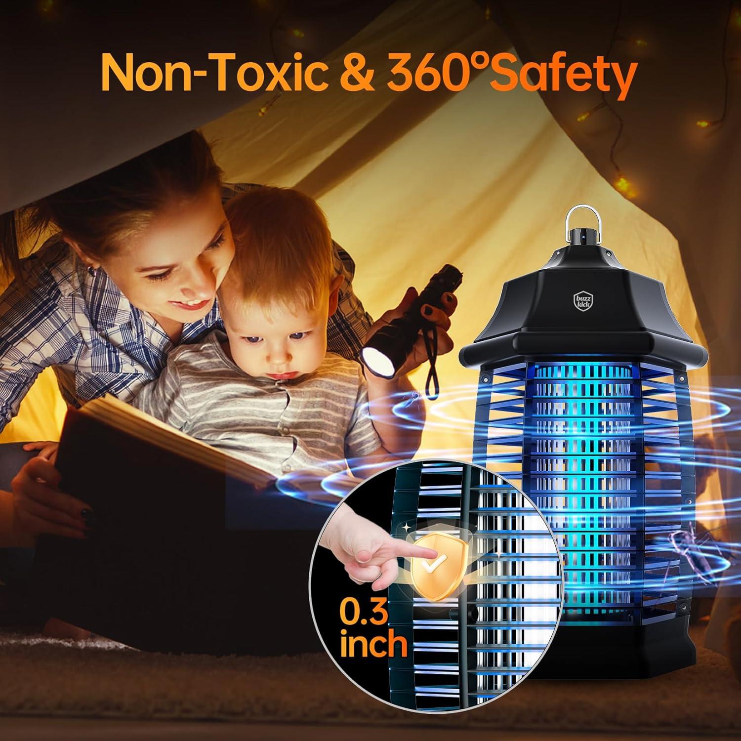 Trampa Eléctrica para Insectos Buzzkick ZD21-102 4200V