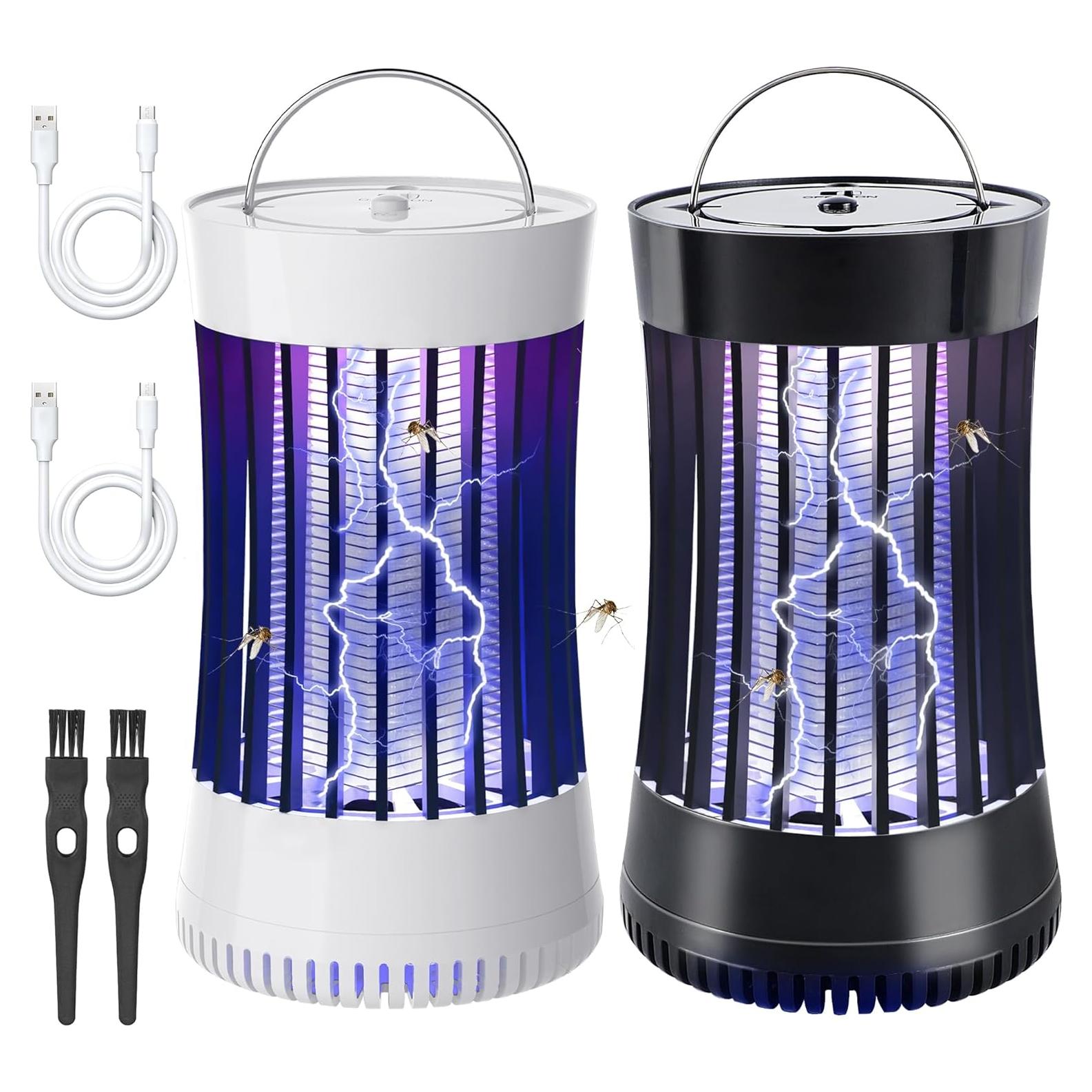 Trampa Eléctrica de Insectos Phosooy 2 Paquetes 1500V Interior