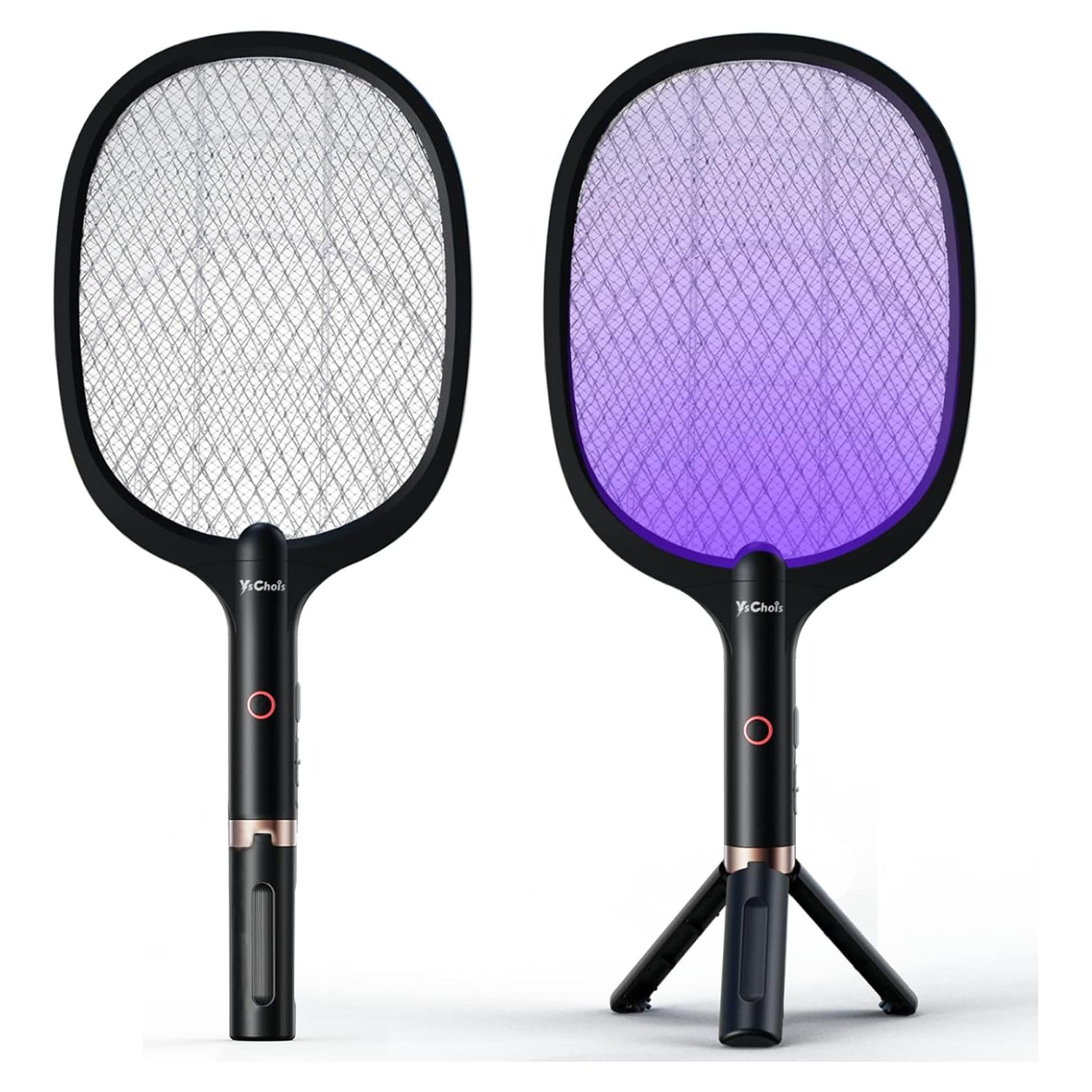Raqueta matamoscas eléctrica recargable YsChois 4000V 2 en 1