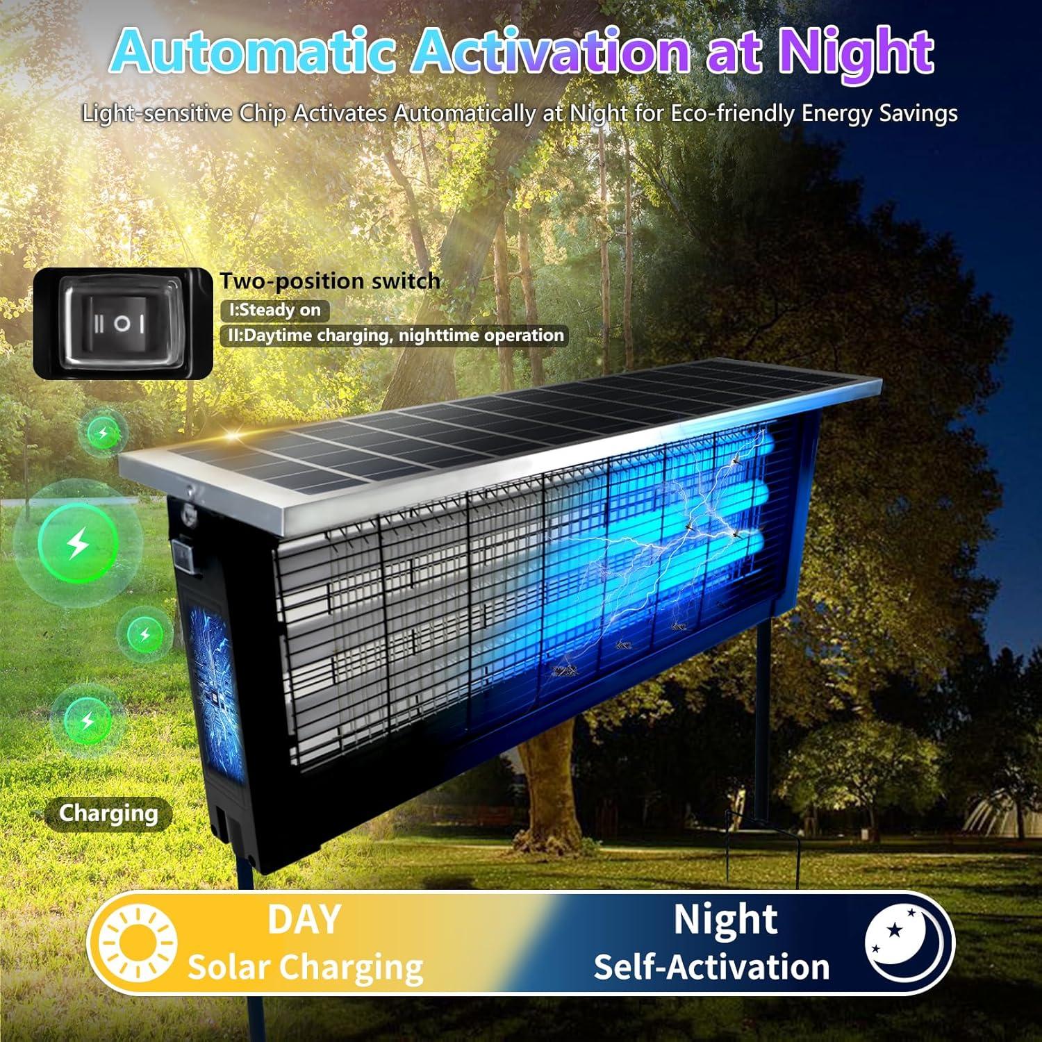 Zapper Solar Mosquitos Coospider-Repta 18W 4000 pies²