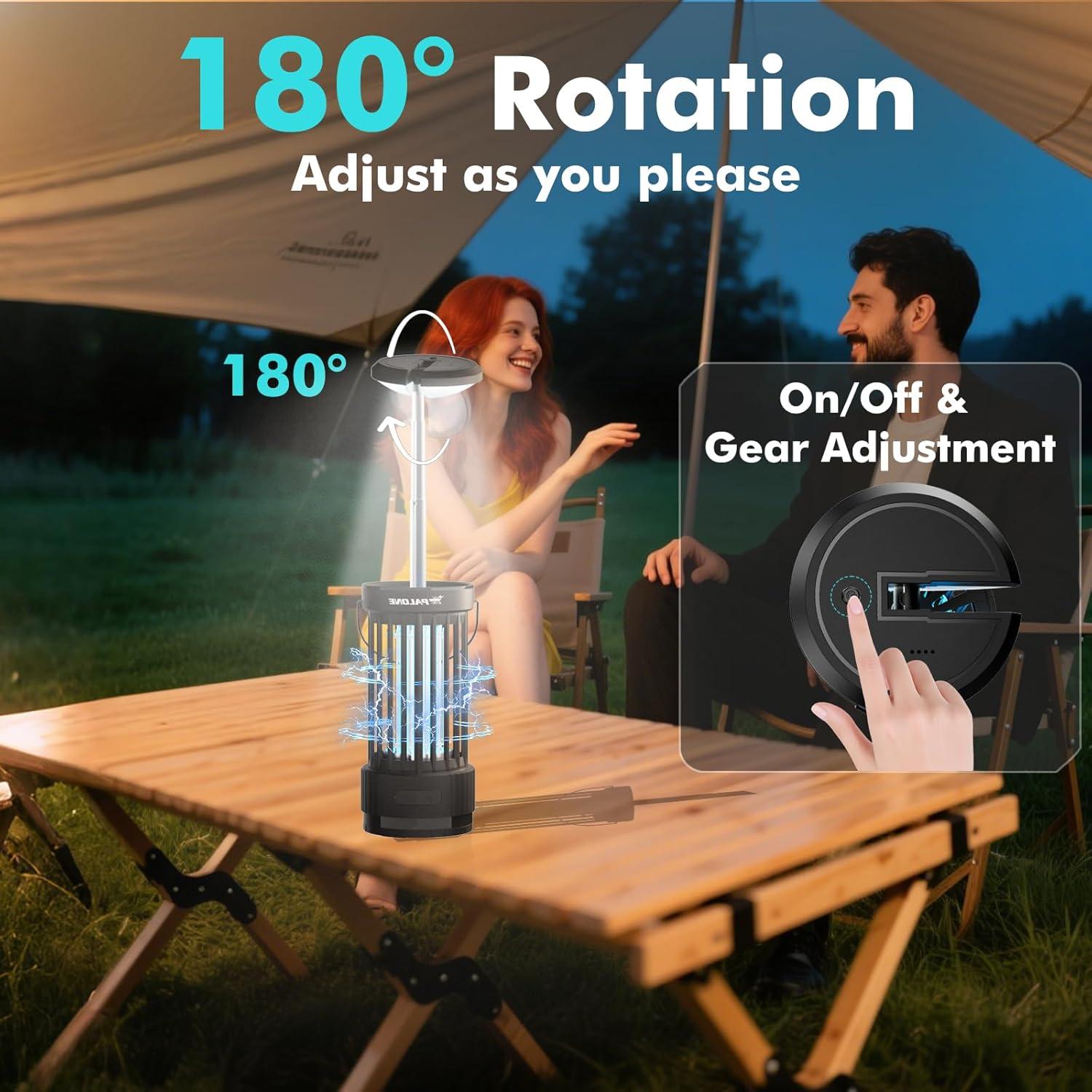 Zapper de Insectos PALONE 4500V Recargable con Luz LED