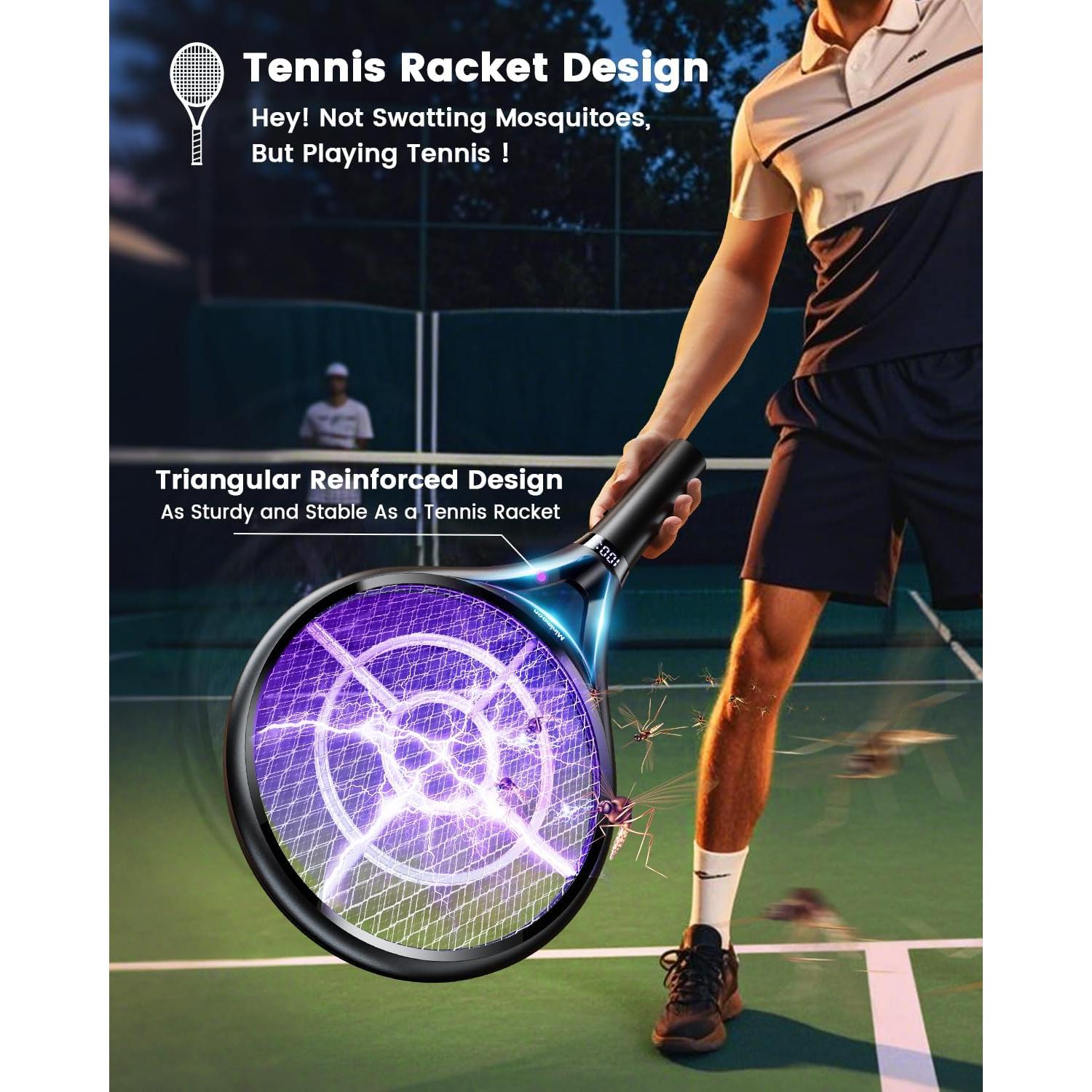 Mata Moscas Eléctrico Minimoon 2000mAh con Pantalla LED