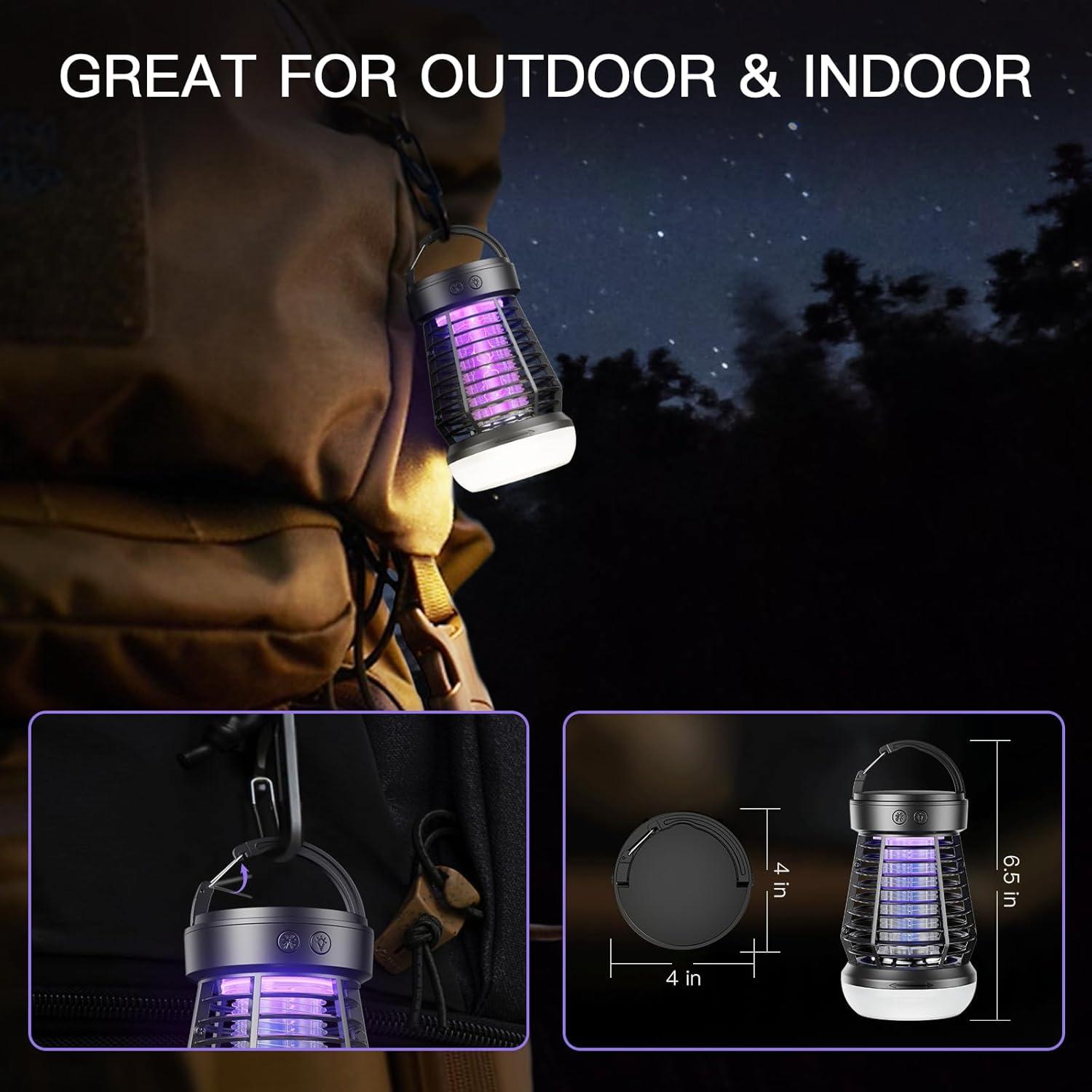 Zapper de Insectos Minimoon 3-en-1 Recargable 2000mAh