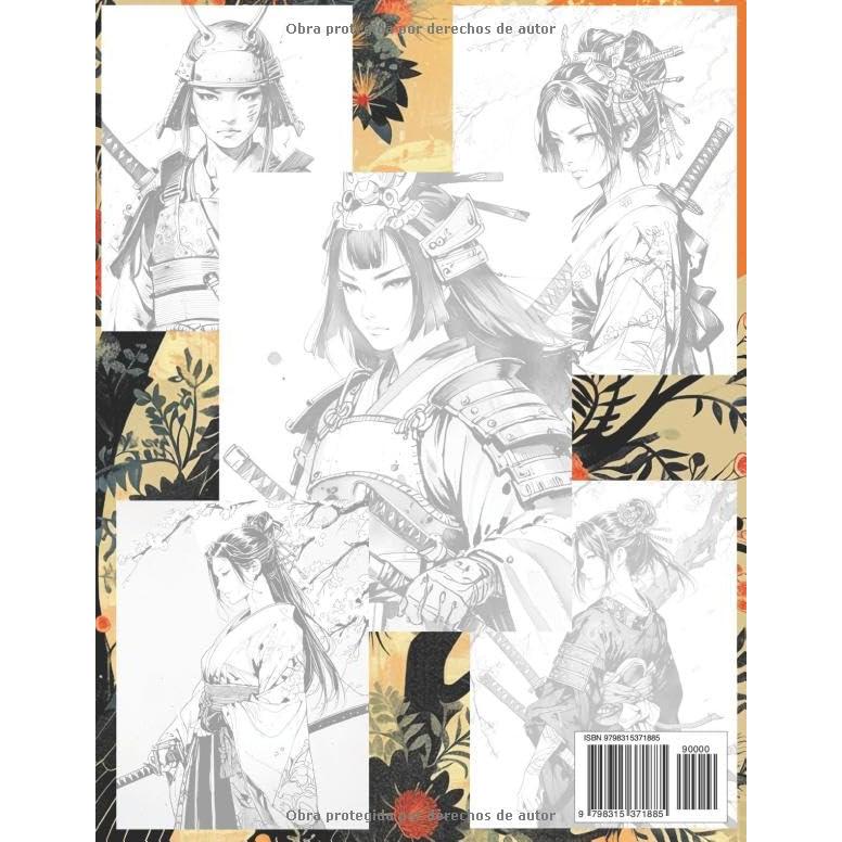Samuráis Femeninas Libro Para Colorear: Páginas Para Colorear De Guerreras Japonesas Que Exudan Belleza Y Asombro De Ronins Con Katanas A Los ... Adulto Adolescente (japón) (Spanish Edition)