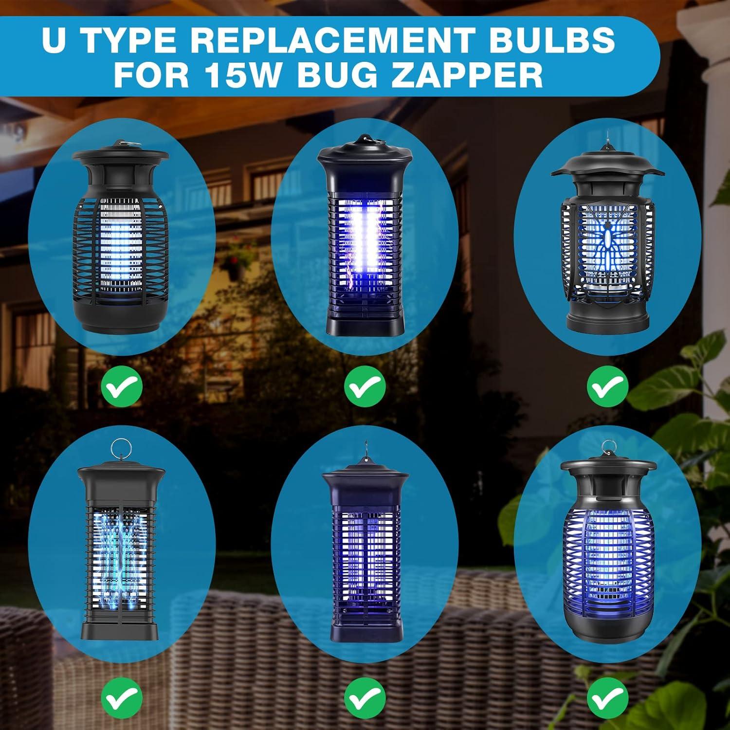 Bombilla UV de Reemplazo 15W E26/E27 para Zapper de Insectos