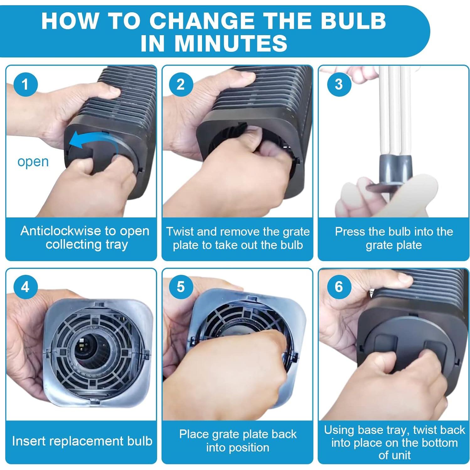 Bombilla UV de Reemplazo 15W E26/E27 para Zapper de Insectos