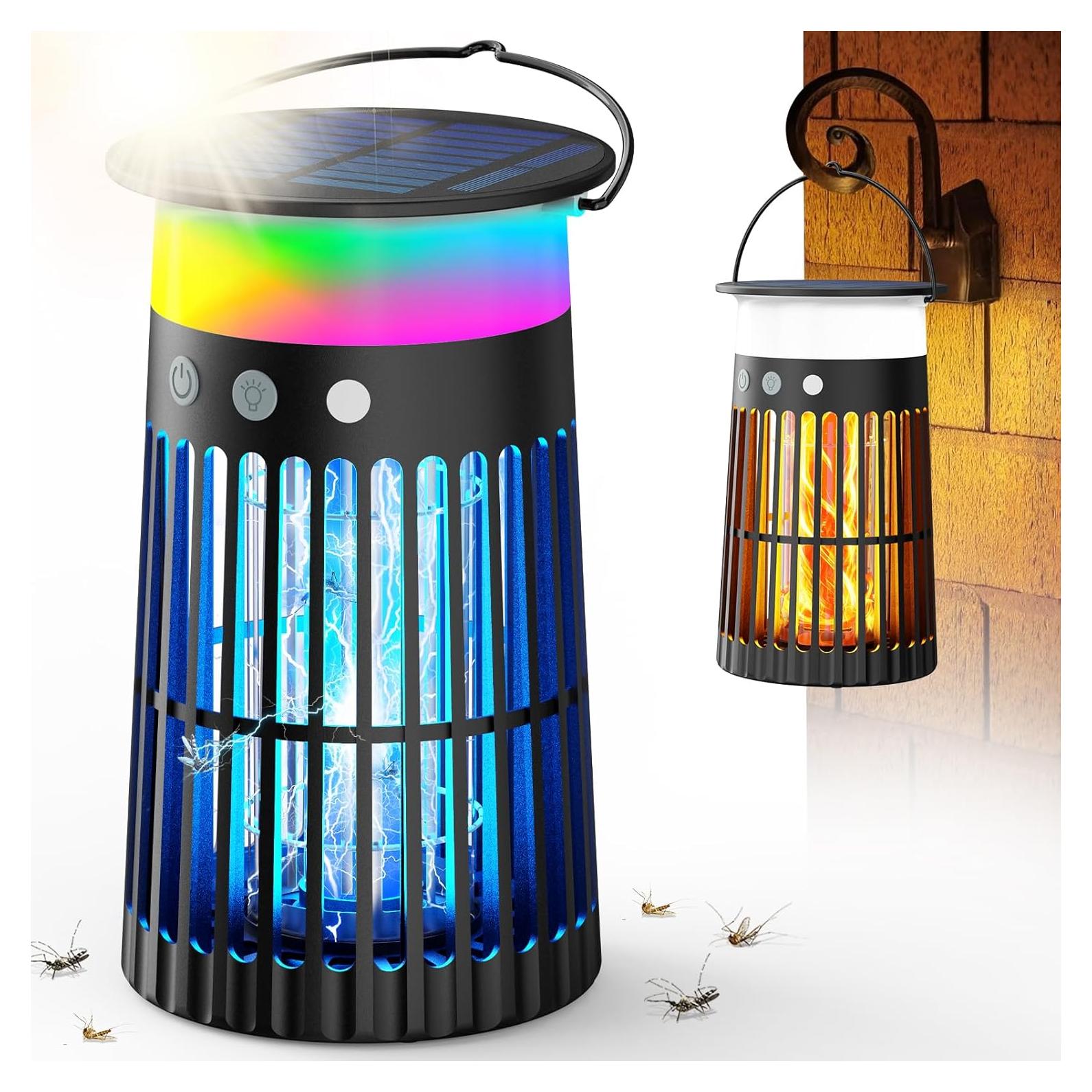 Zapper Solar de Insectos 5-en-1 PhatroyYee 4200V Negro