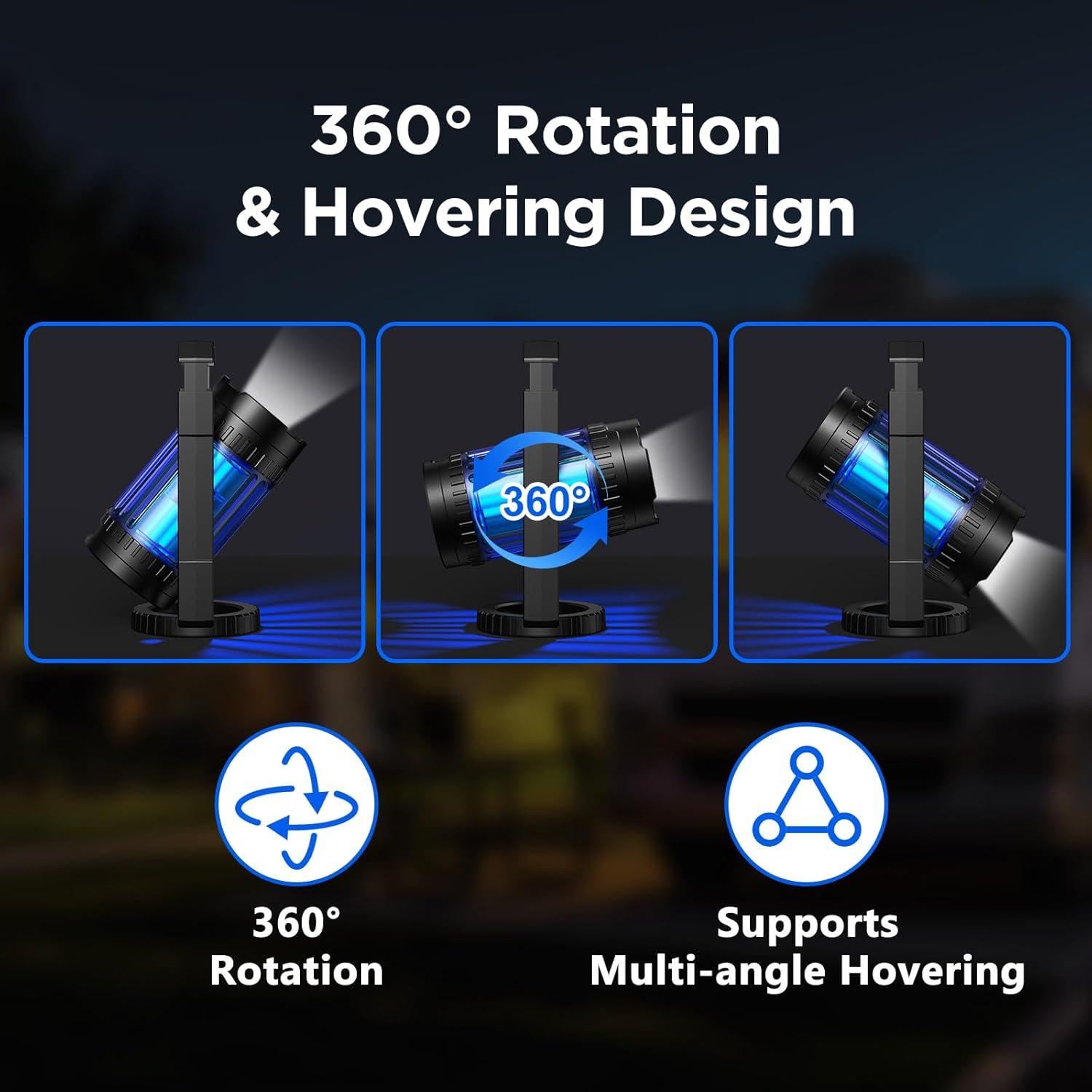 Zapper Eléctrico de Insectos Evolpol BK28 4 en 1 5000mAh