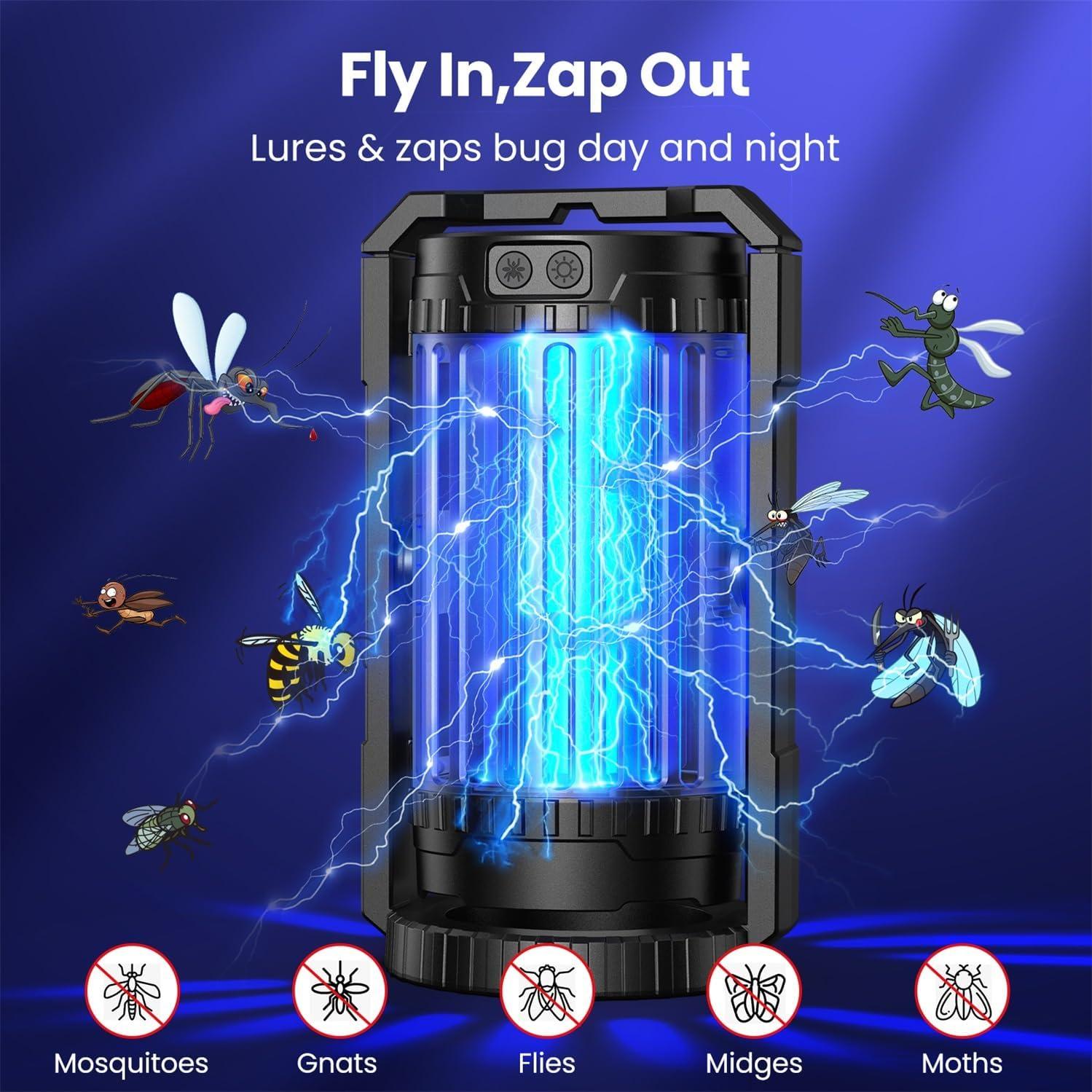 Zapper Eléctrico de Insectos Evolpol BK28 4 en 1 5000mAh