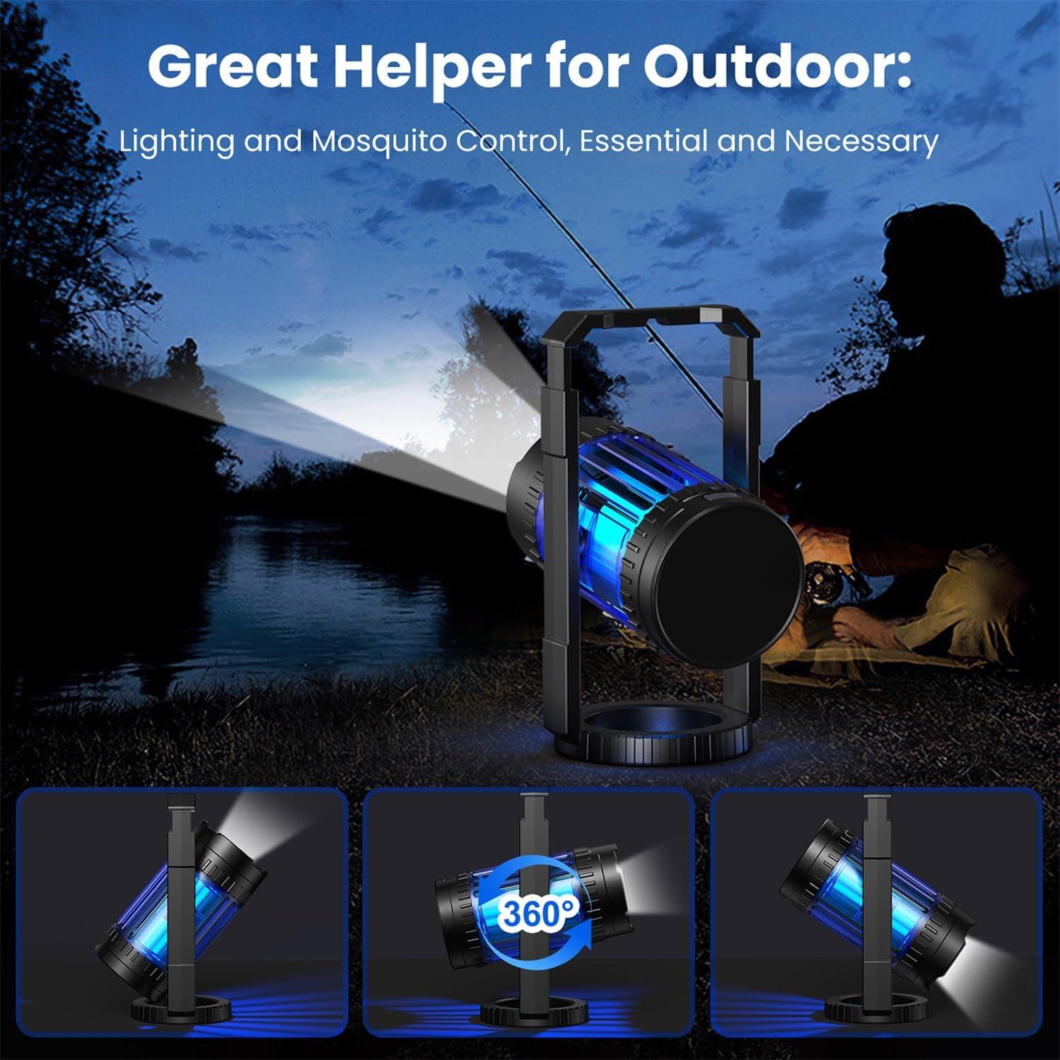 Zapper Eléctrico de Insectos Evolpol BK28 4 en 1 5000mAh