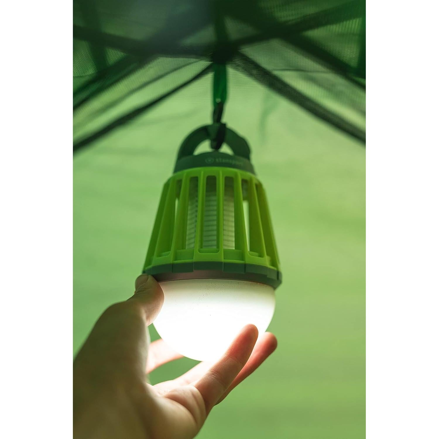 Linterna Mata Insectos Stansport 112-180 Verde 180 Lúmenes