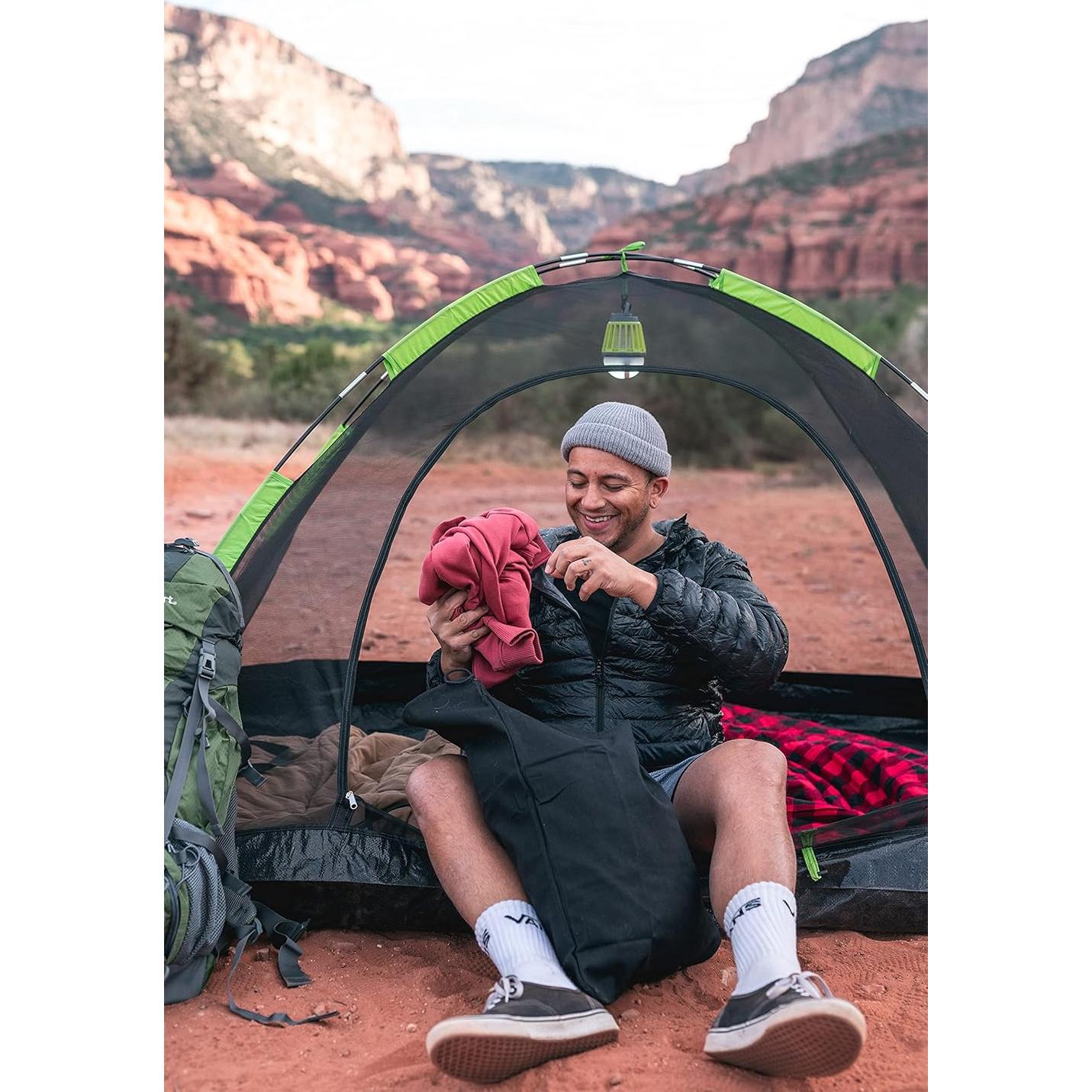 Linterna Mata Insectos Stansport 112-180 Verde 180 Lúmenes