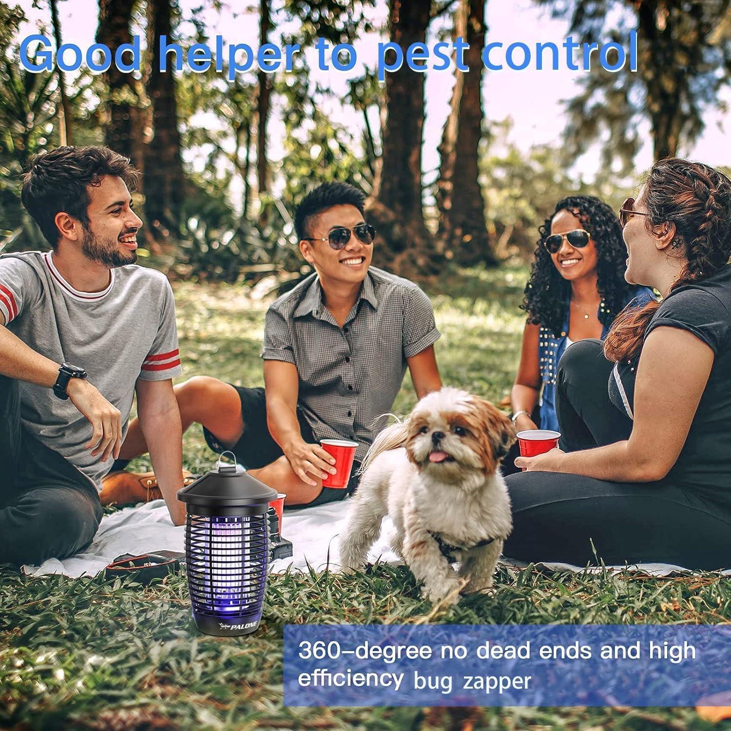 Zapper Eléctrico de Insectos PALONE 20W 4500V Impermeable