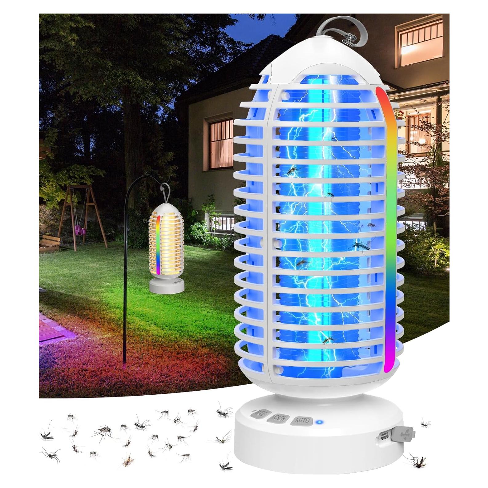 Trampa de Insectos Inalámbrica ZECHUAN 4000mAh Color Blanco