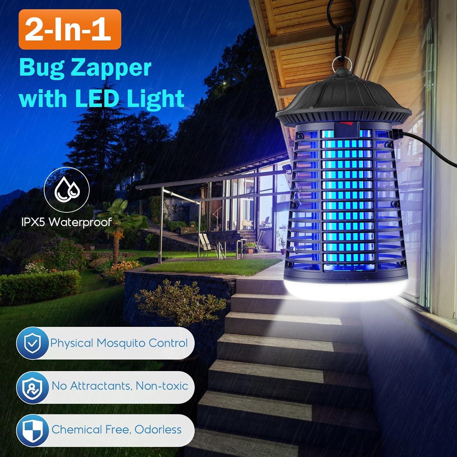 Lámpara Asesina de Mosquitos LED ZECHUAN 102 m² 0.89 kg